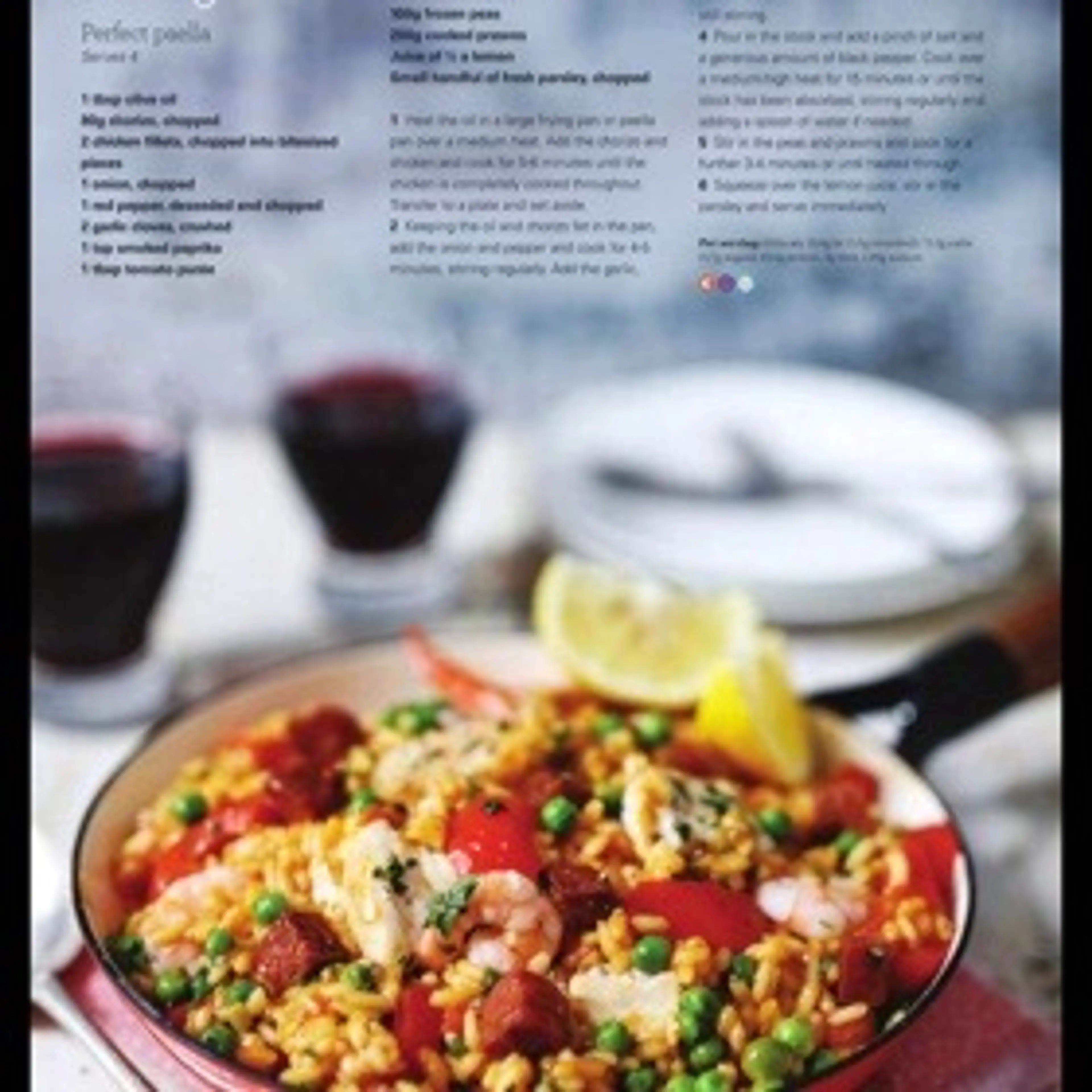 Perfect paella