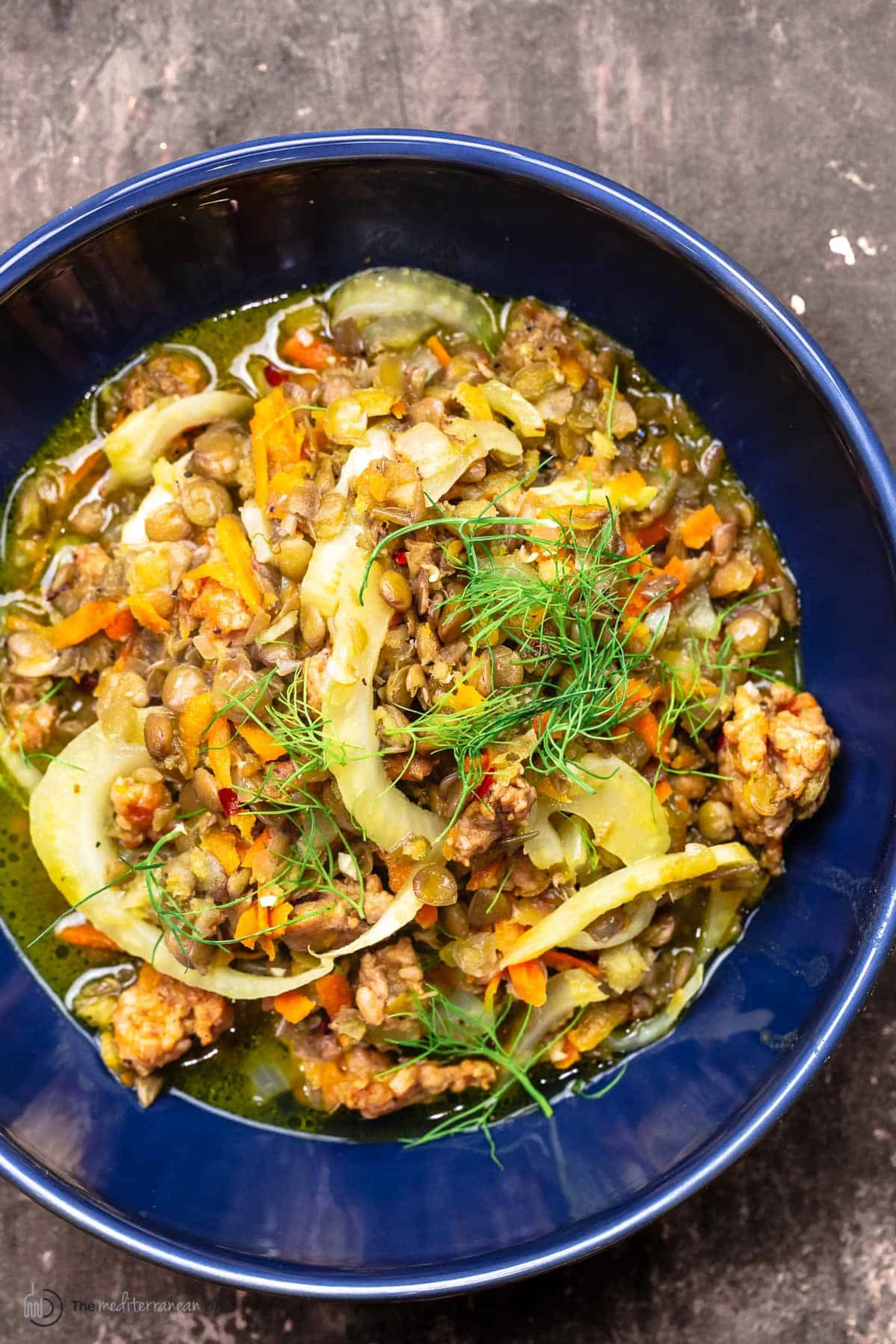 Sausage and Lentils with Fennel