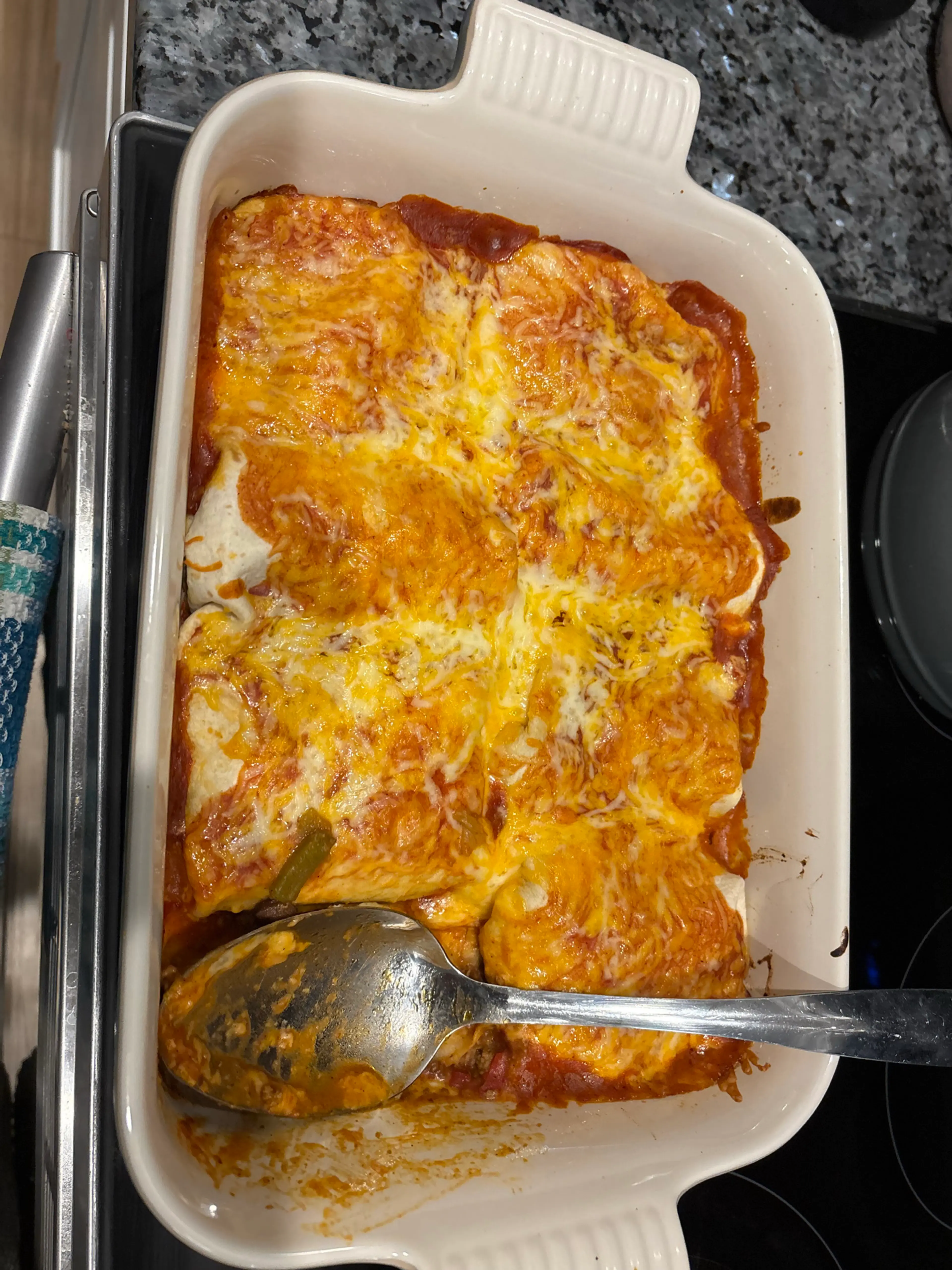 Ground Chicken Enchiladas