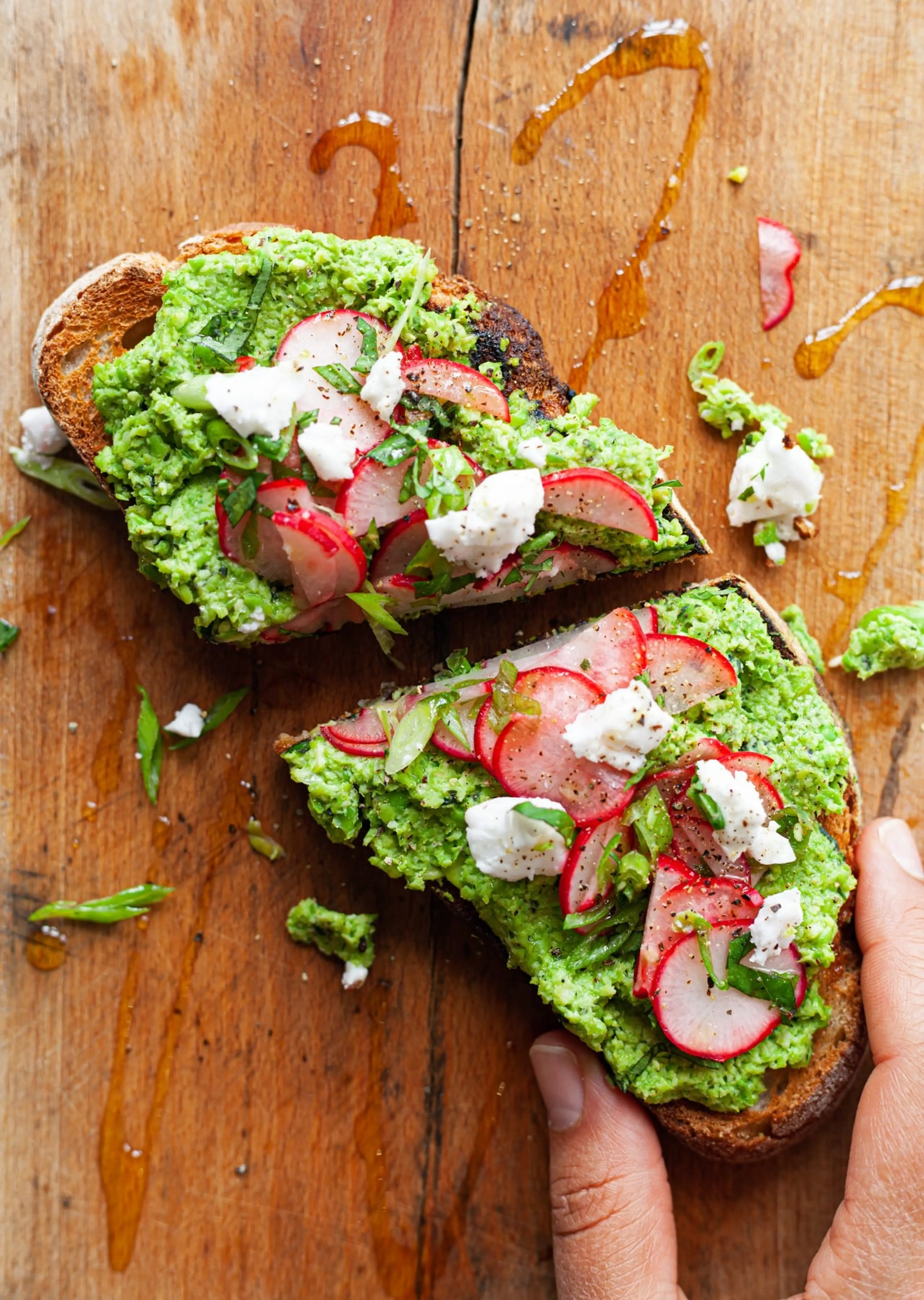 High Protein Edamame On Toast