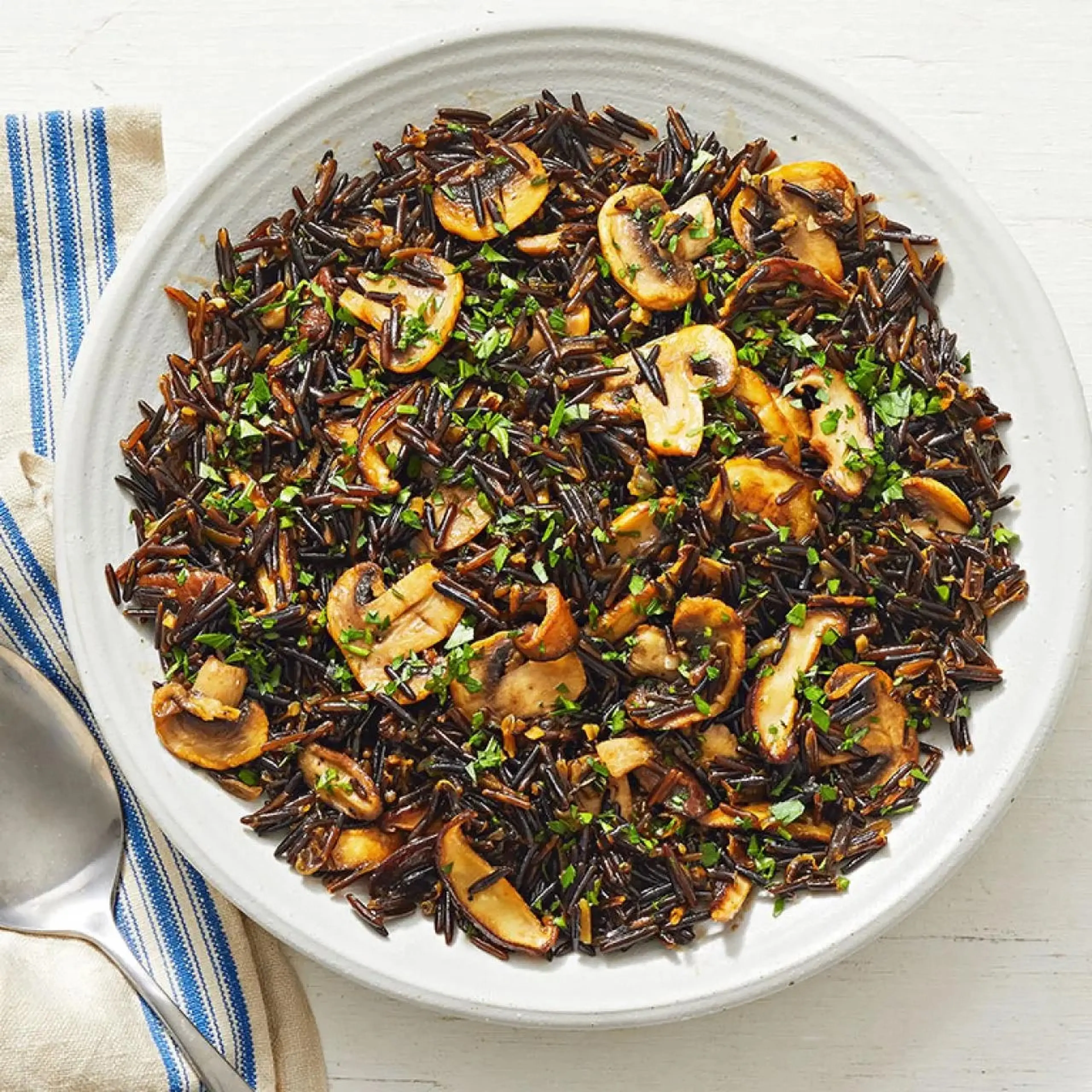 Wild Rice with Mushrooms