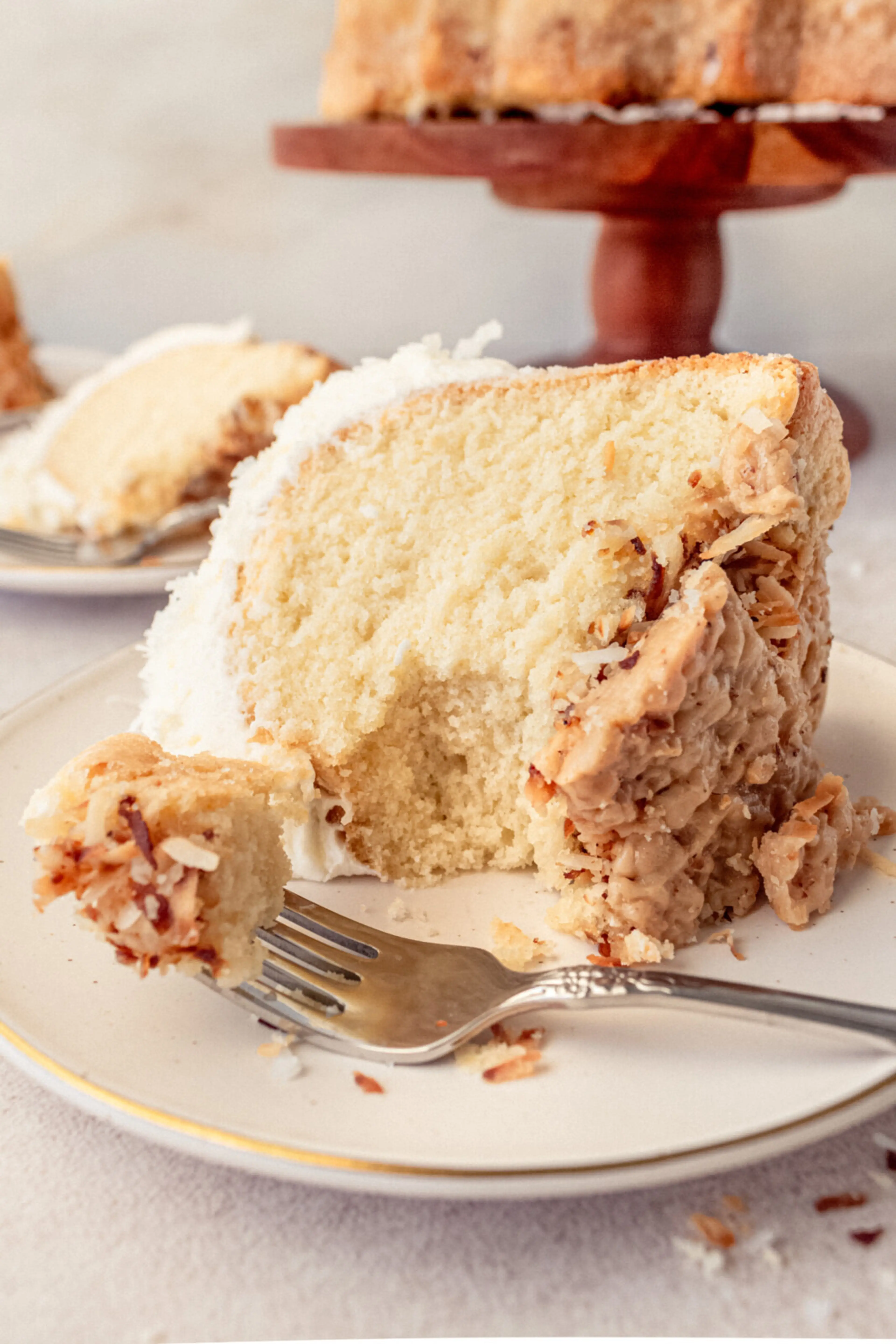 Copycat Tom Cruise White Chocolate Coconut Bundt Cake