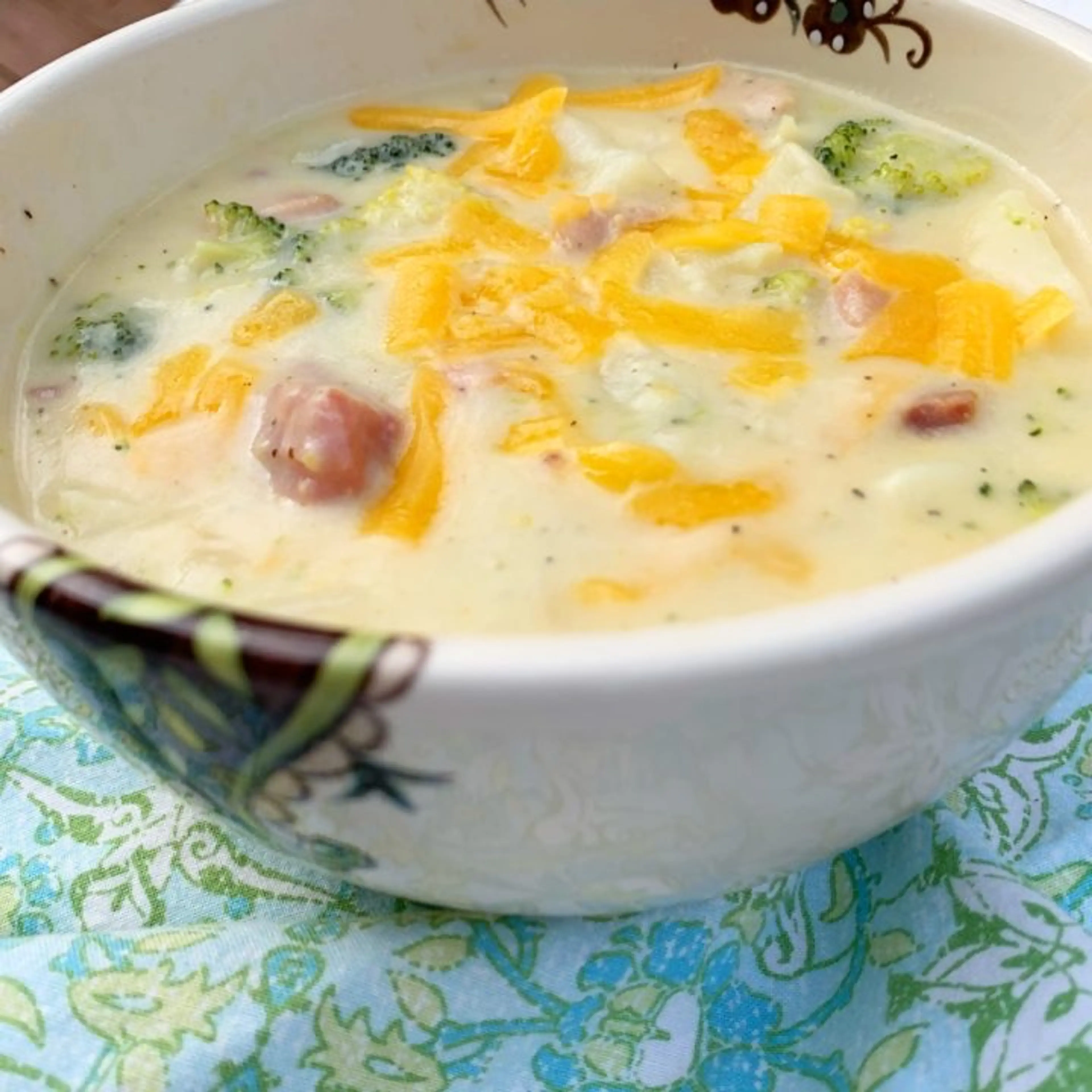 Ham & Broccoli Potato Soup