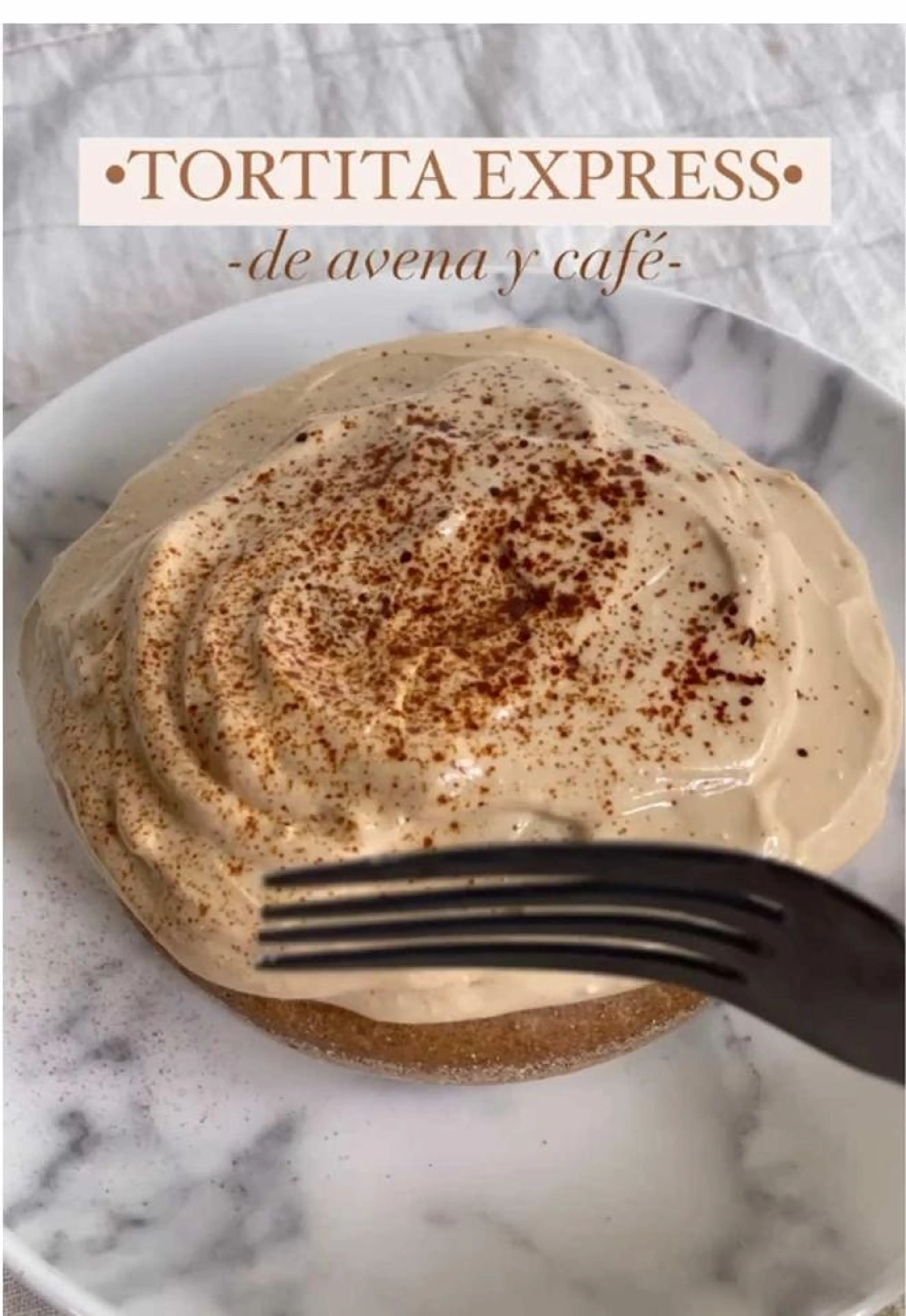 Tortita Express De Avena Y Café