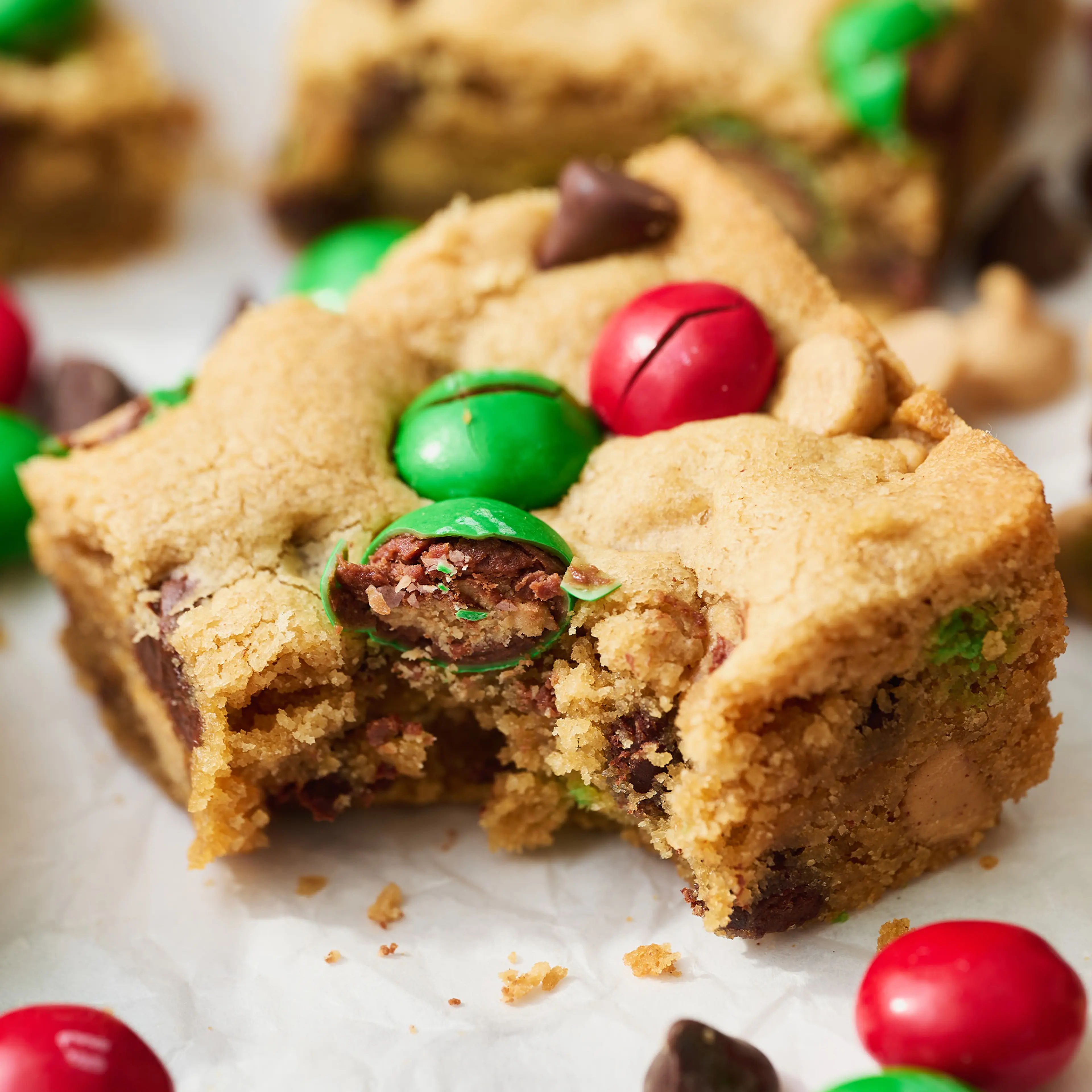 Loaded Christmas Cookie Bars