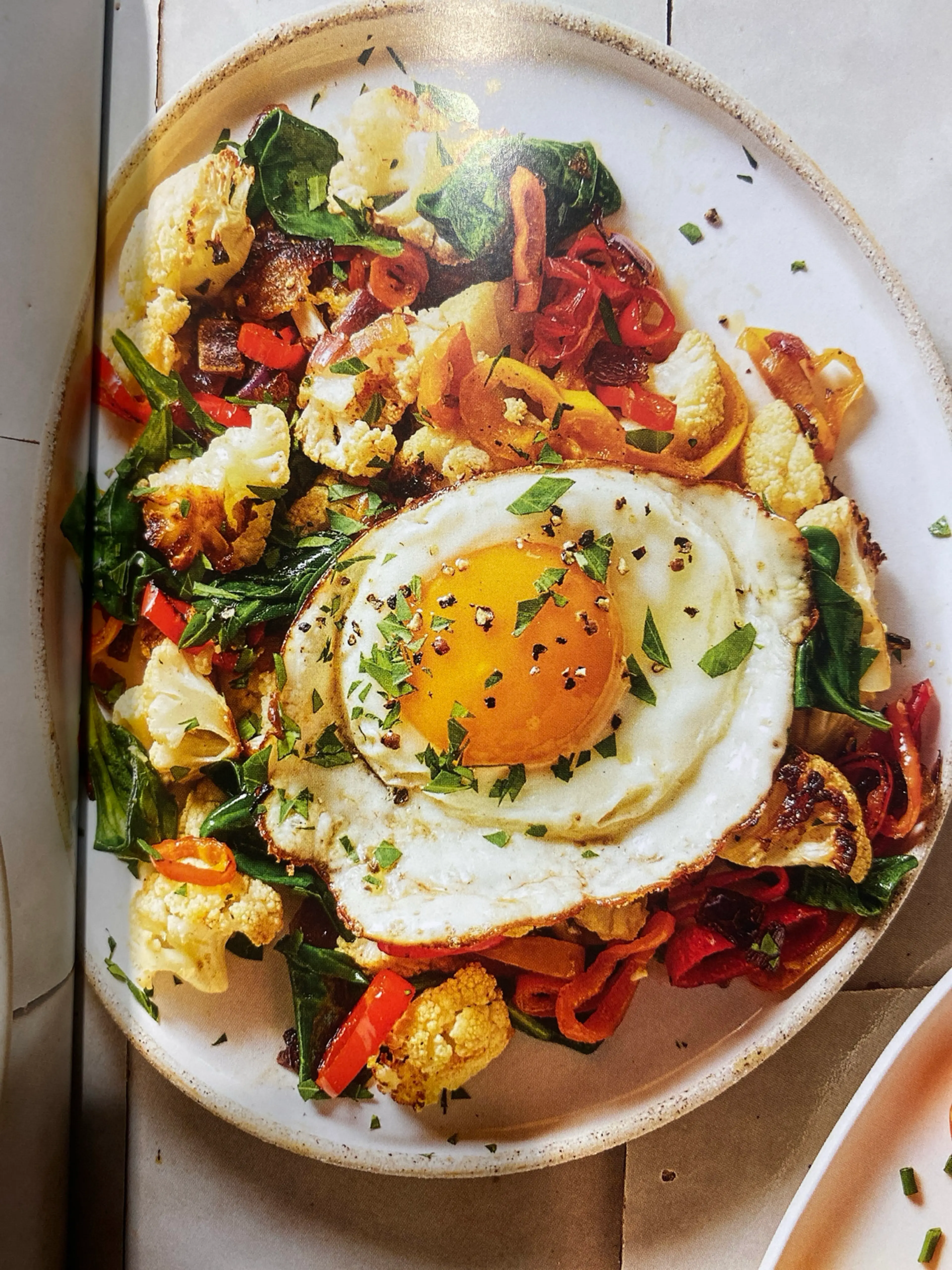 cauliflower breakfast hash