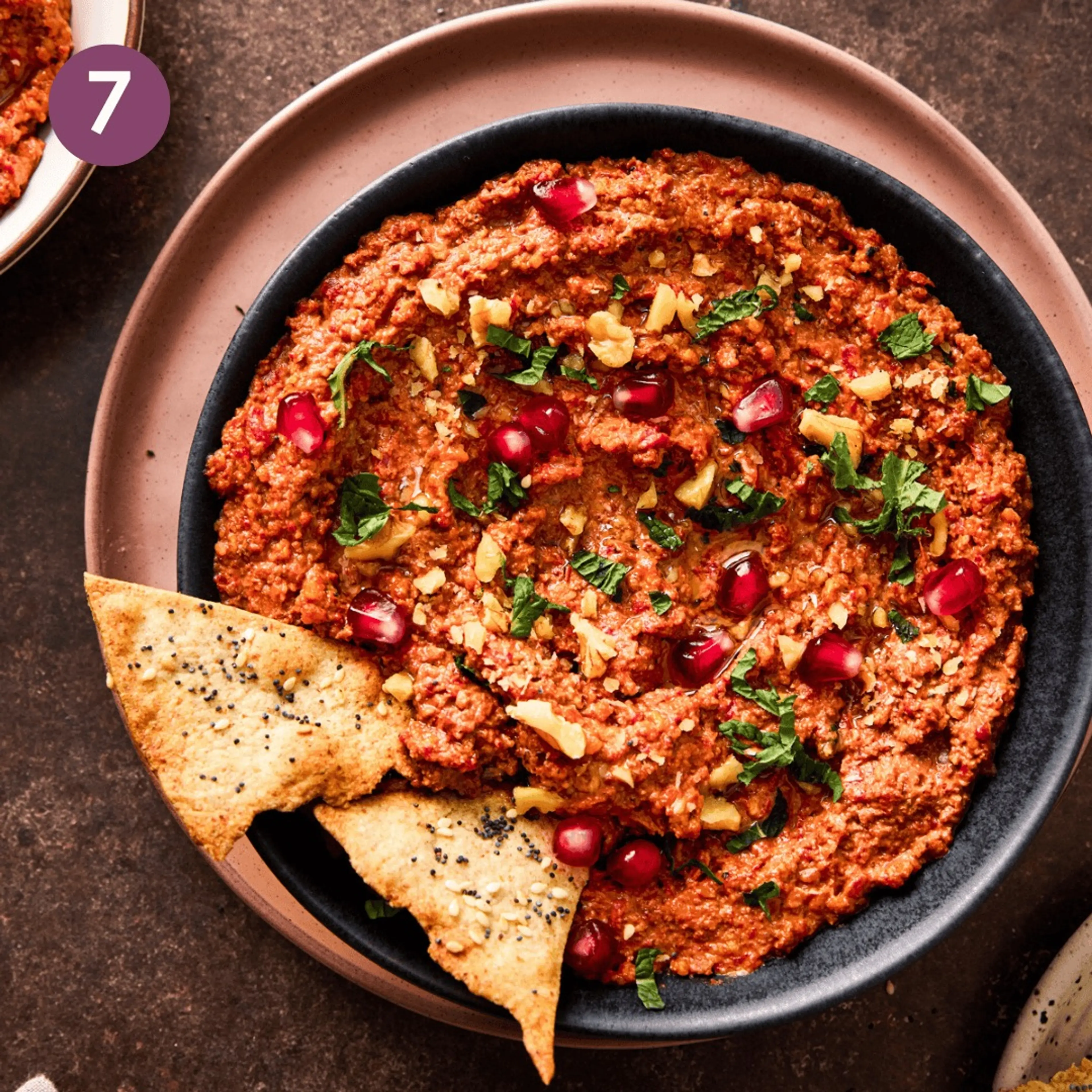 Muhammara (Roasted Red Pepper Dip)