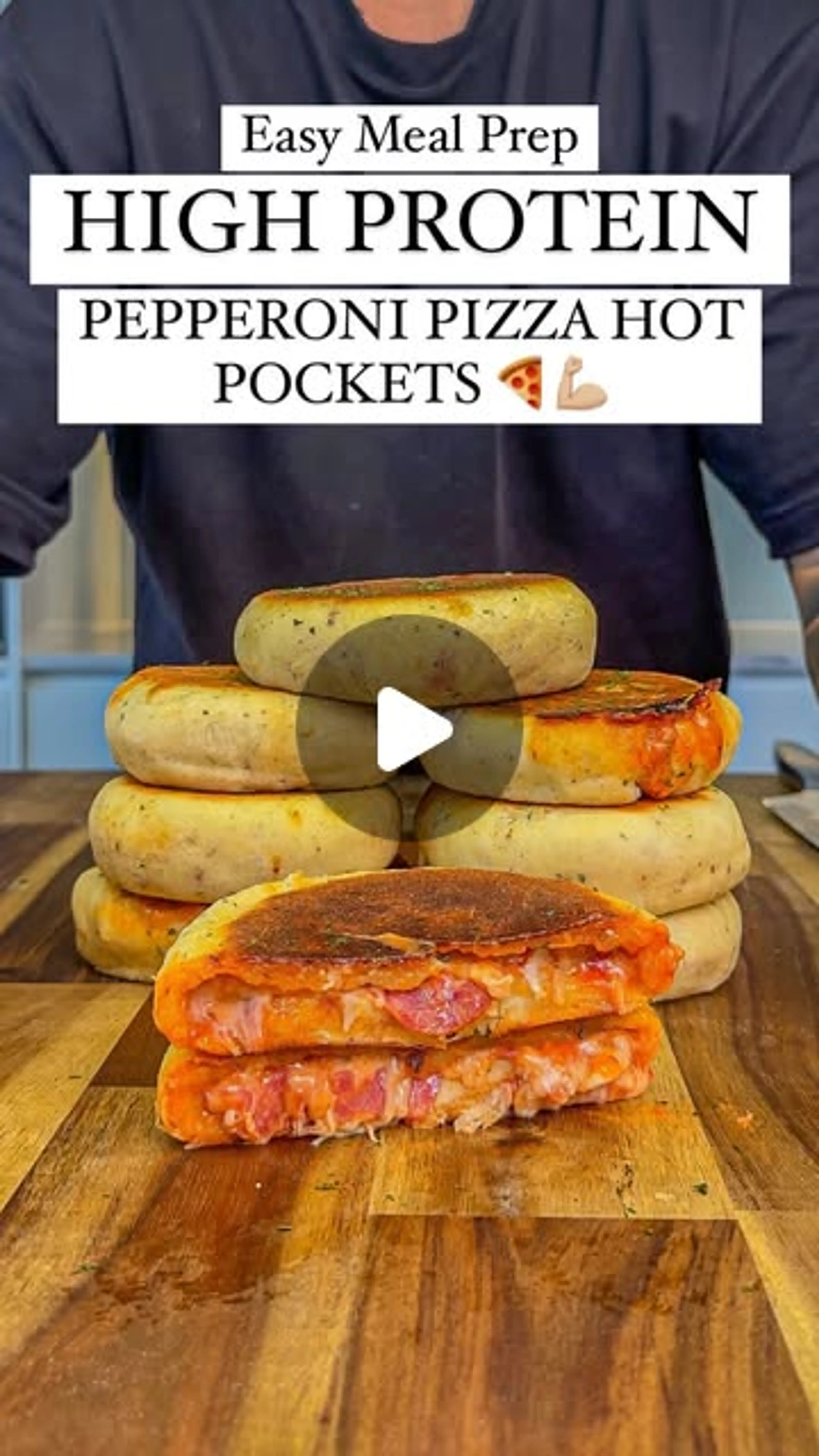 High Protein Pepperoni Pizza Hot Pockets