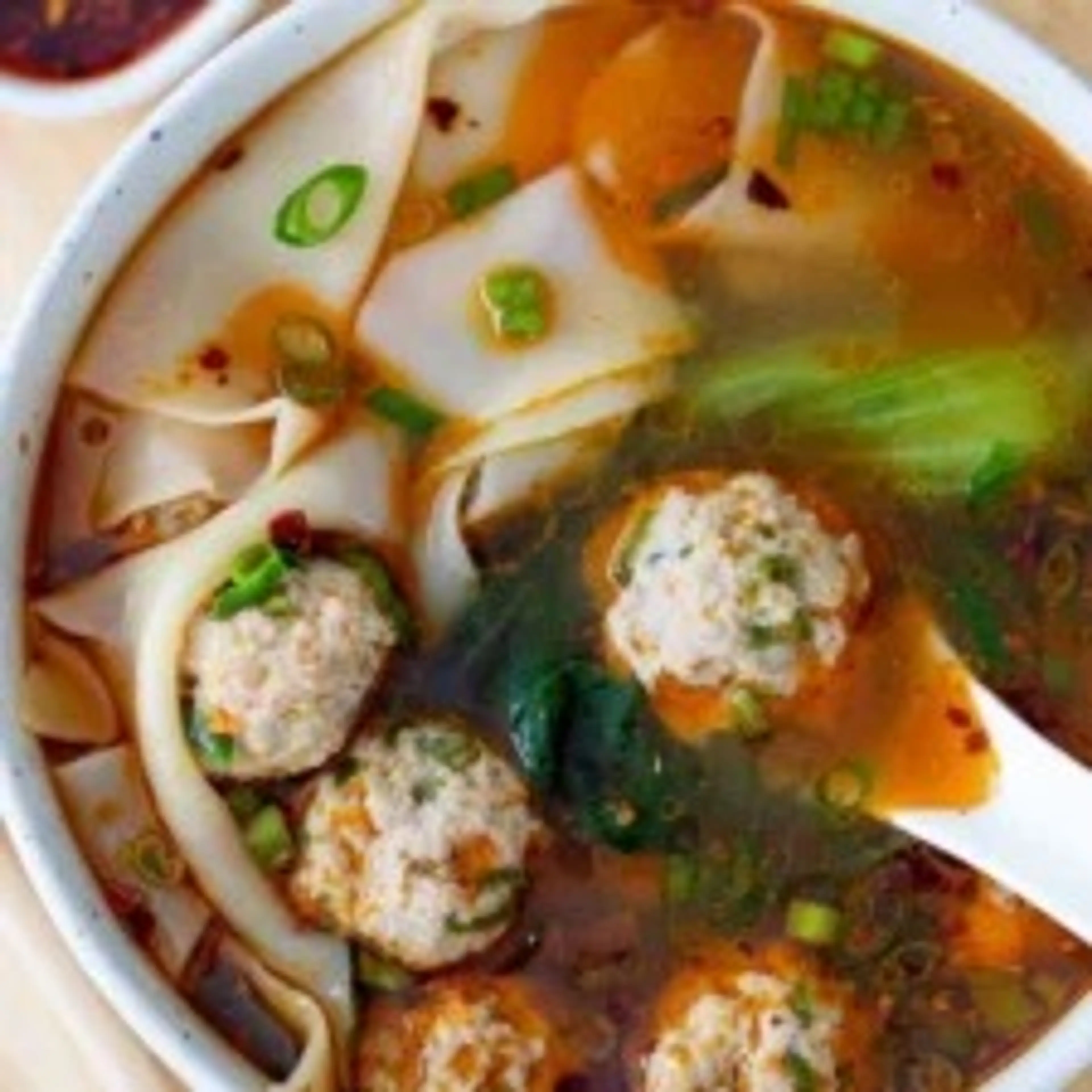 Deconstructed Wonton Soup