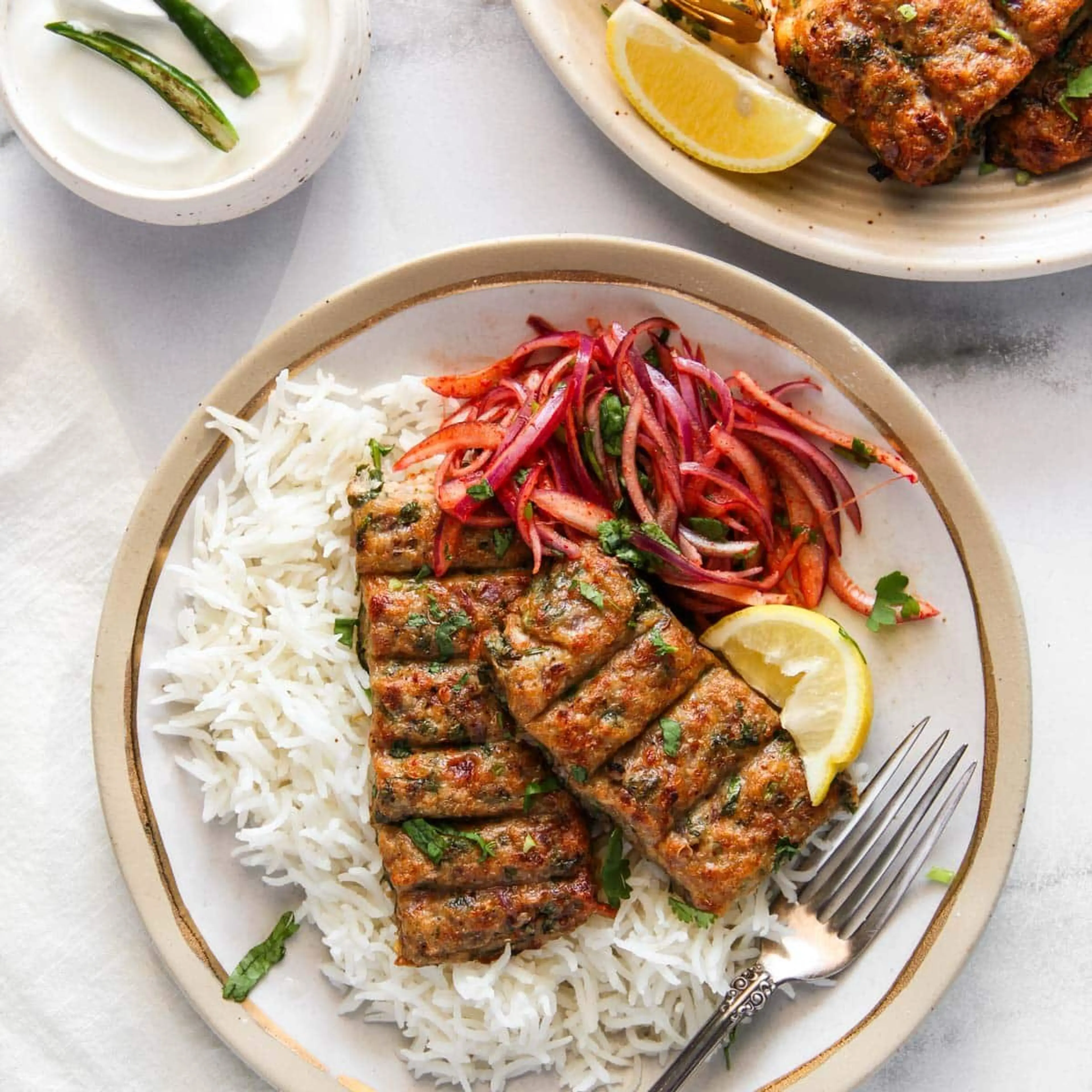 30-Minute Chicken Seekh Kebabs (Sheet Pan)