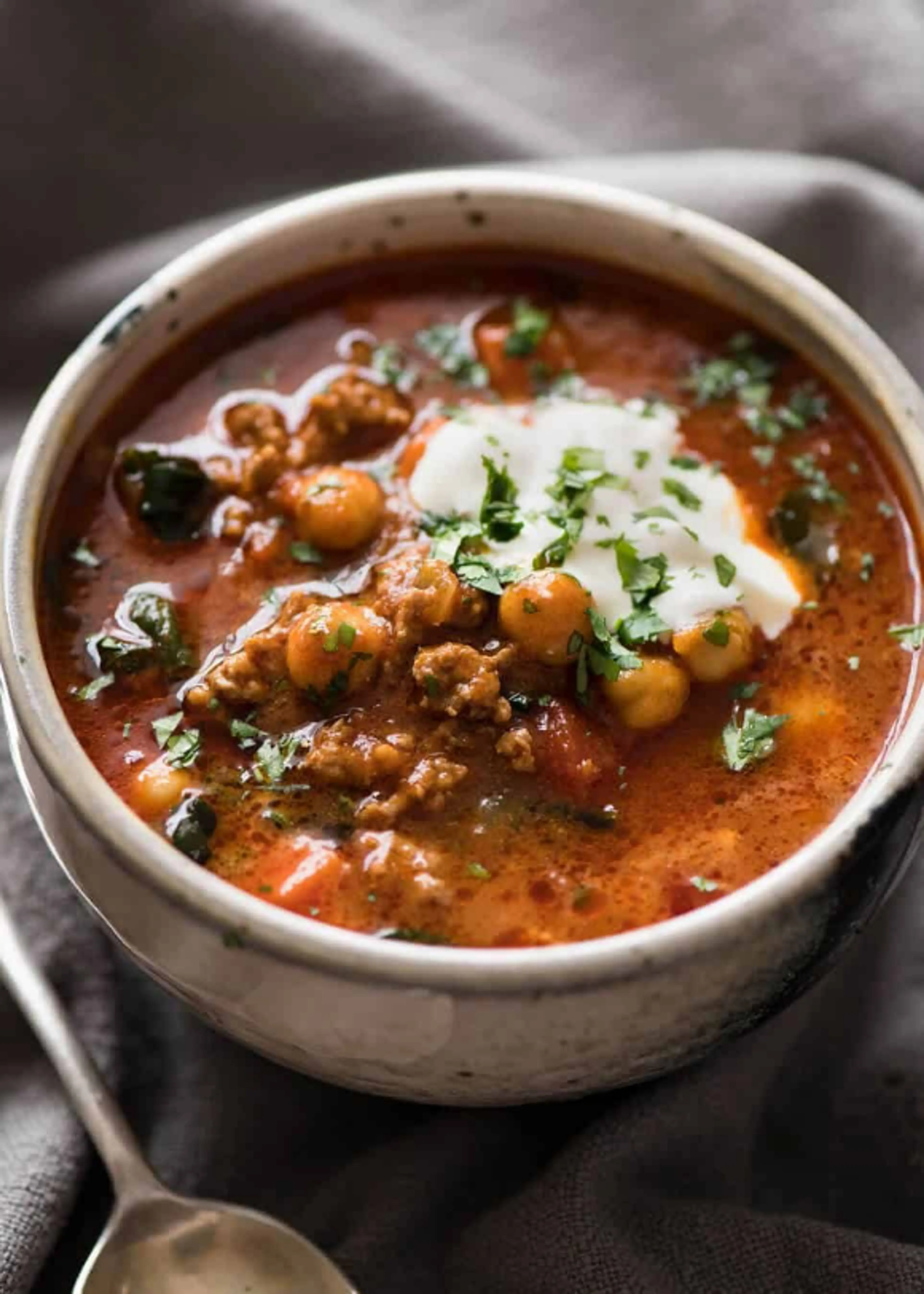 Chickpea Lamb Shawarma Soup