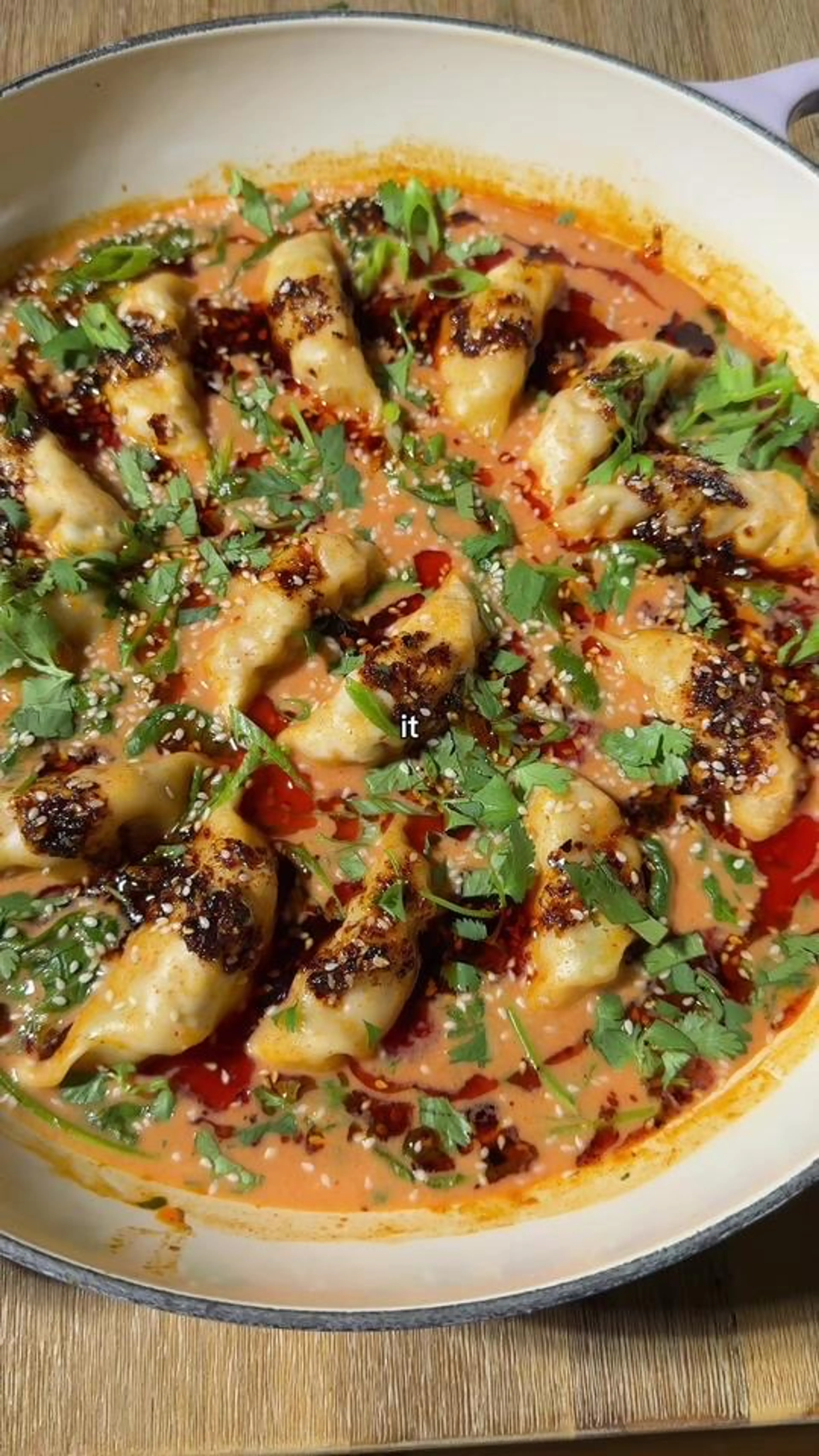 One-pan Baked Dumpling Dinner