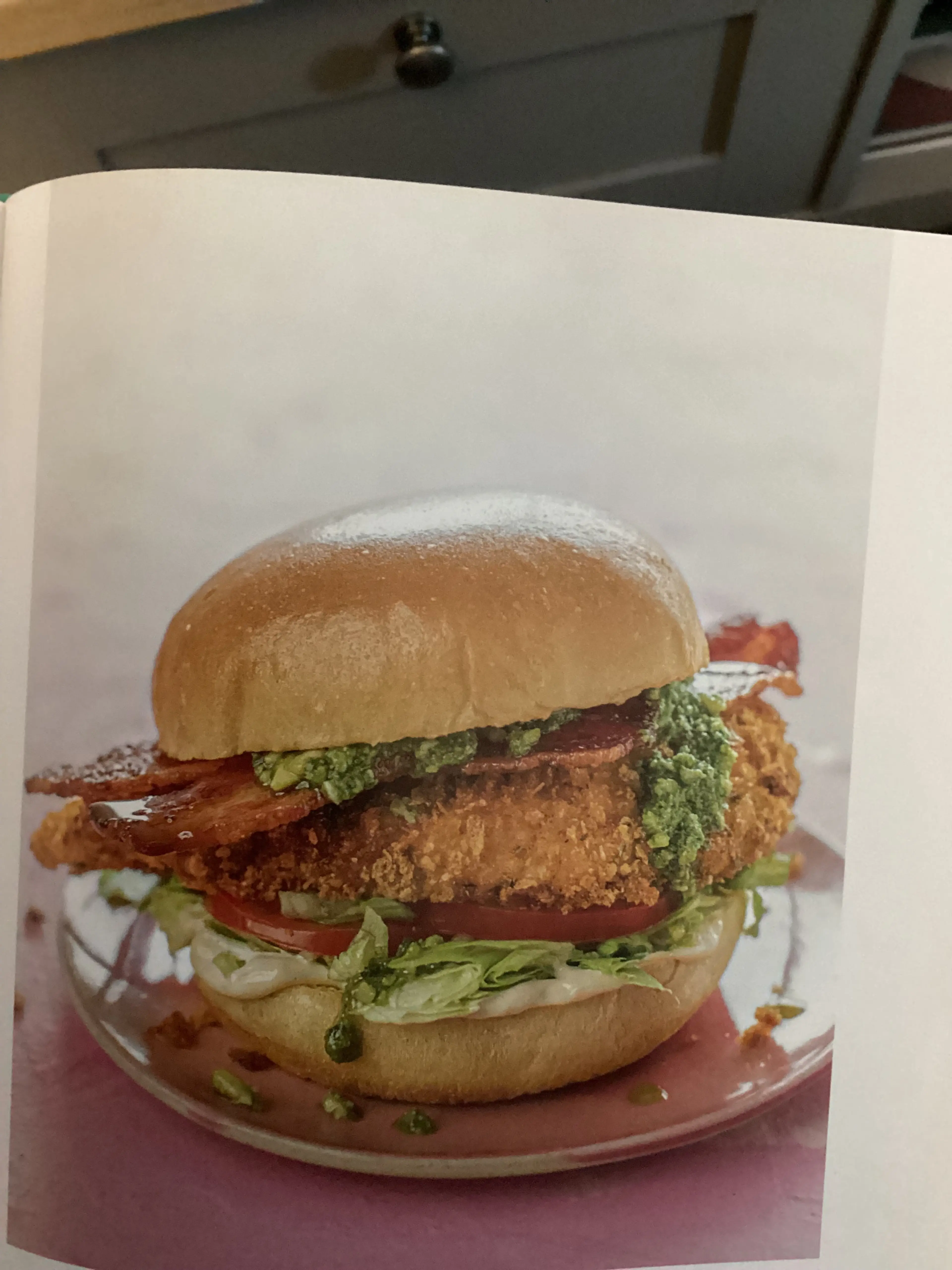 THE AIR FRYER CBLT BURGER