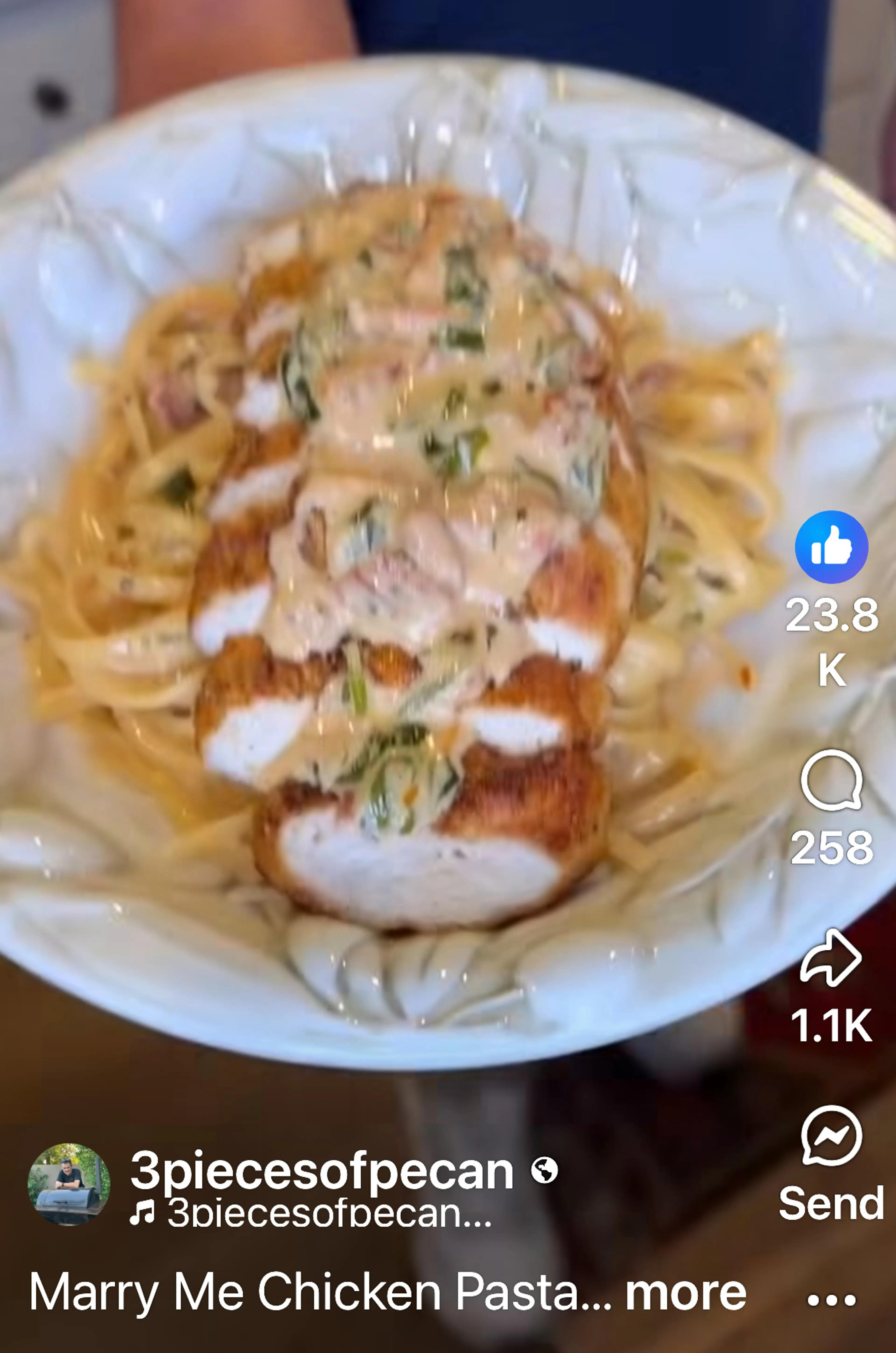 Marry Me Chicken Pasta