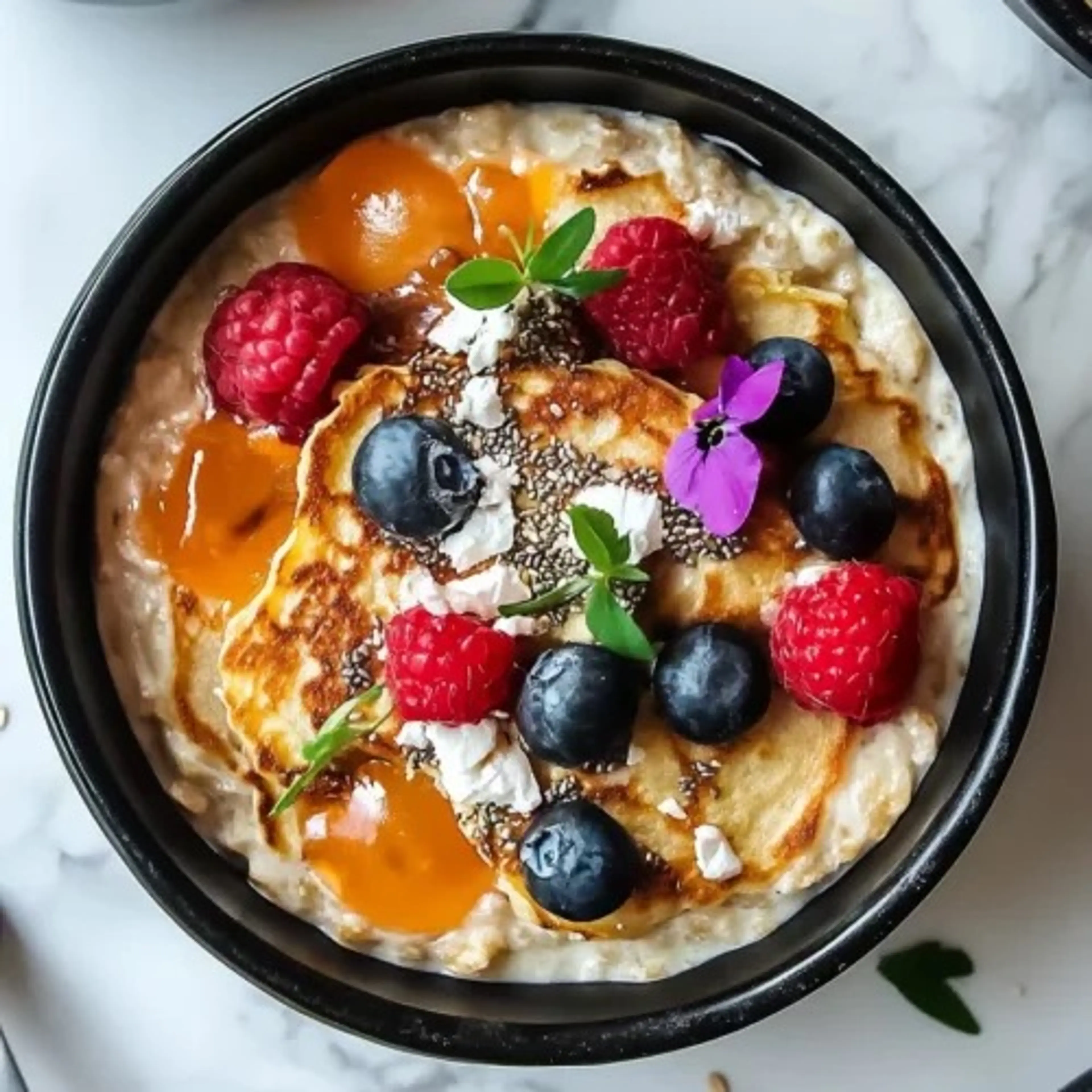 Baked Protein Pancake Bowls
