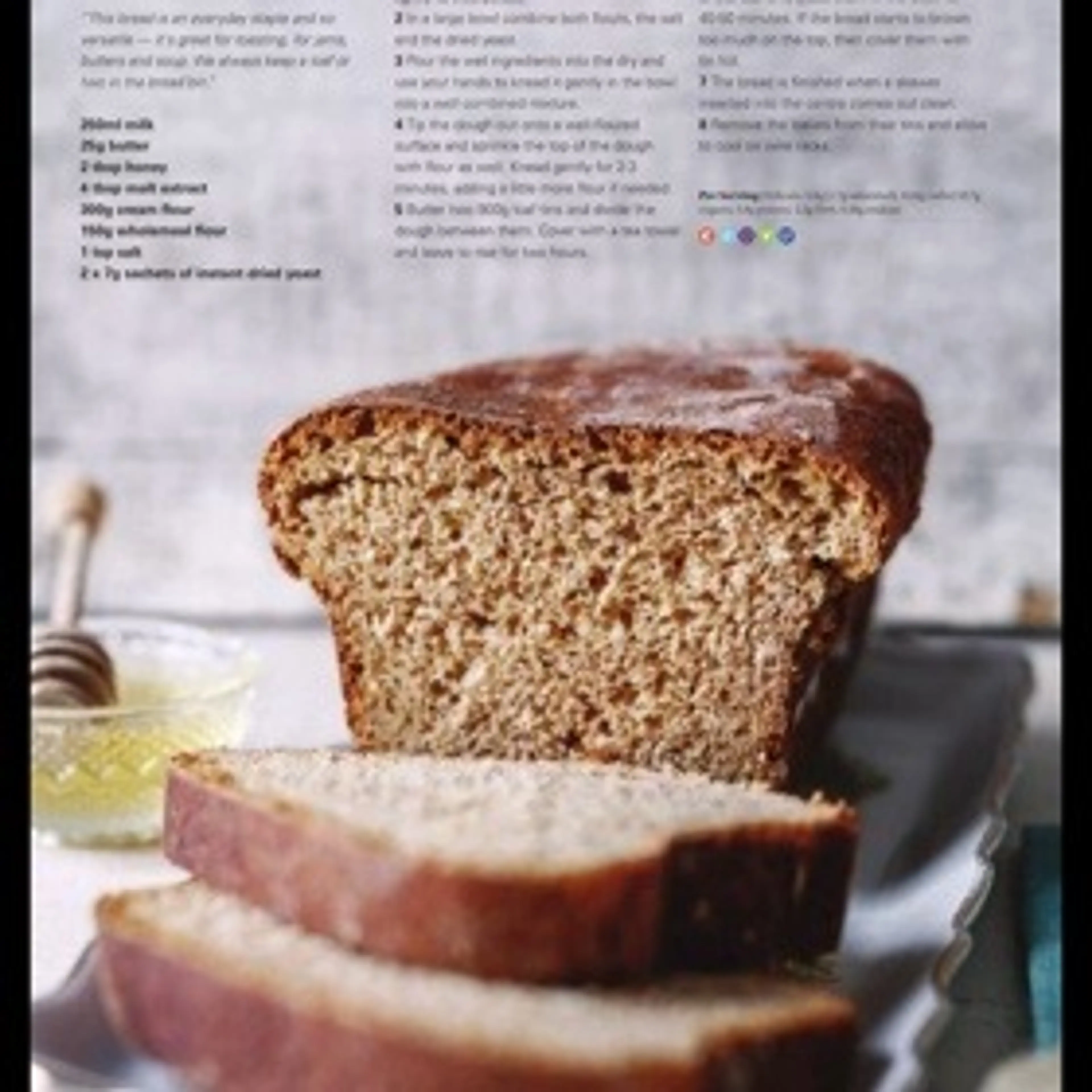 Plain malted milk loaf