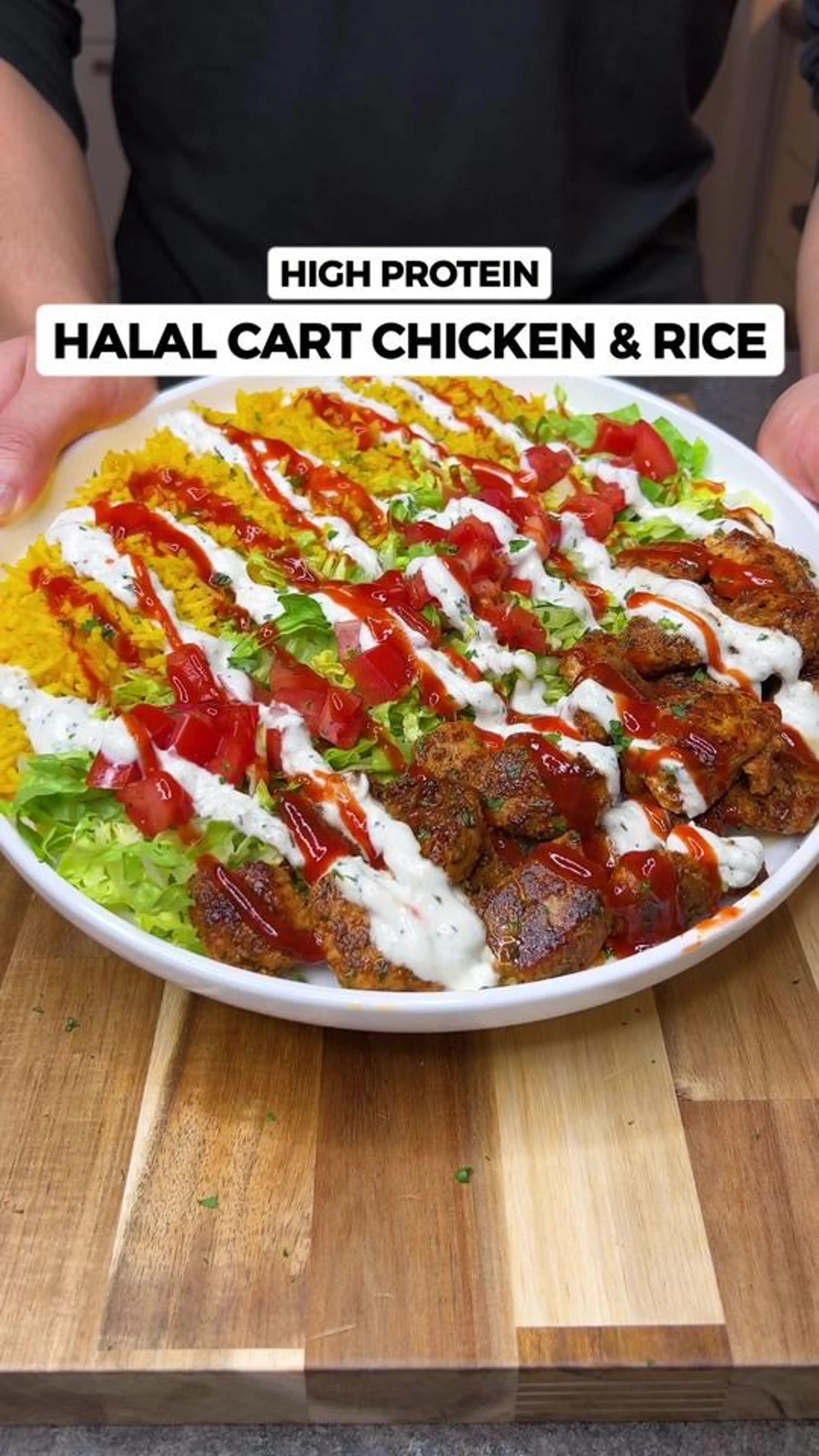 High Protein Halal Cart Chicken & Rice for Meal Prep