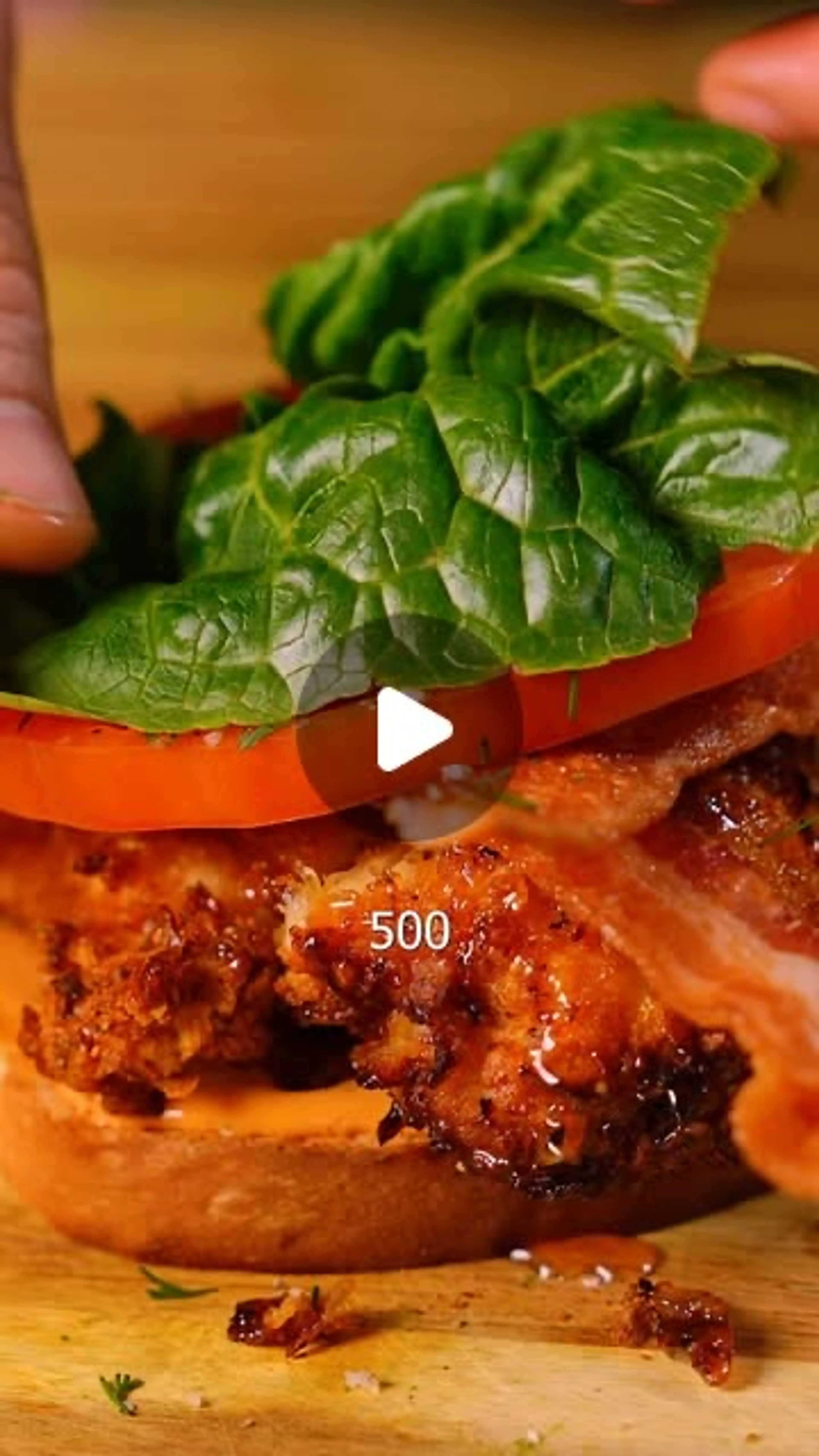 Garlic Honey Chicken Blt Is Crispy and Delicious