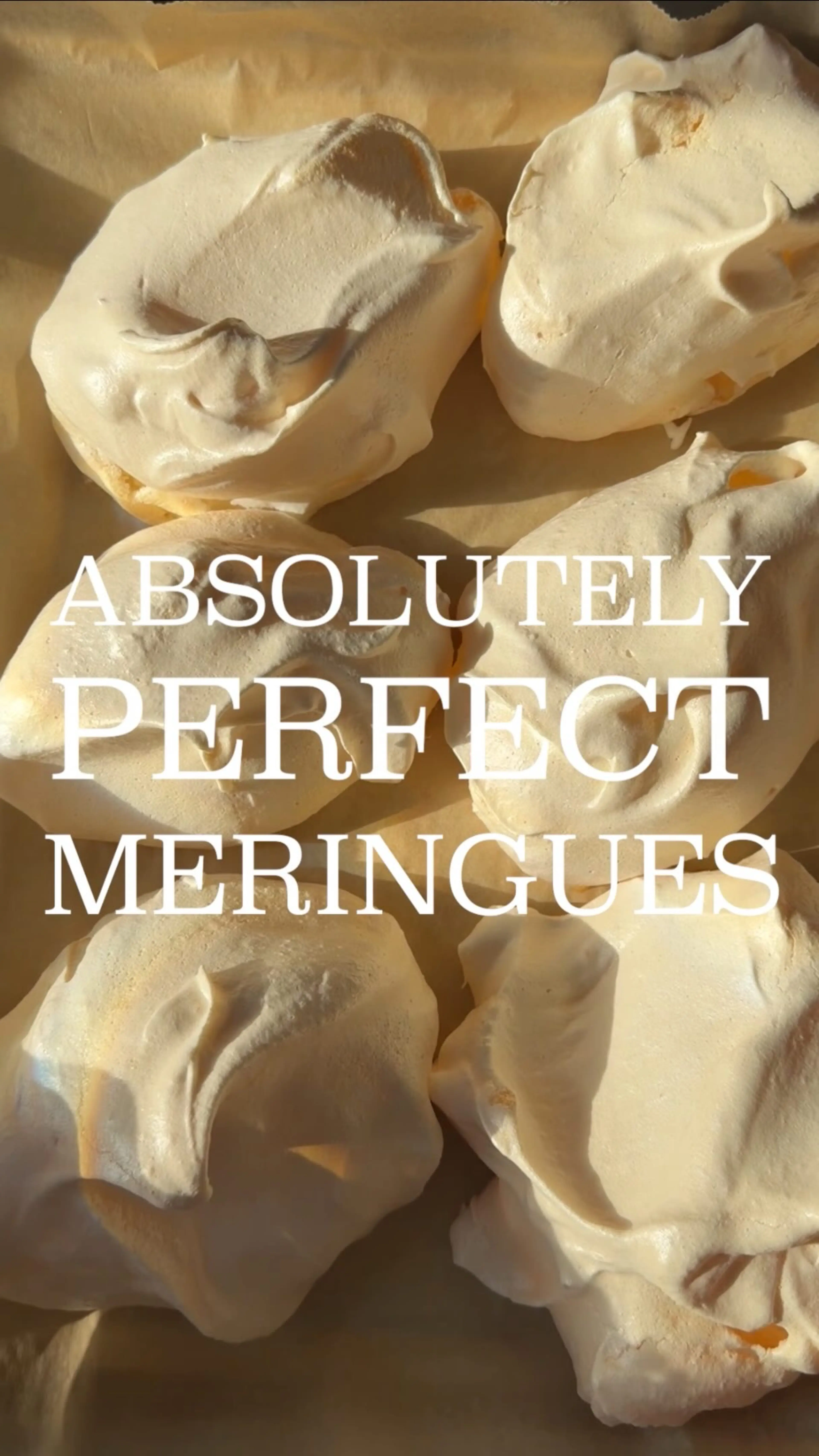 Giant Crunchy Meringues