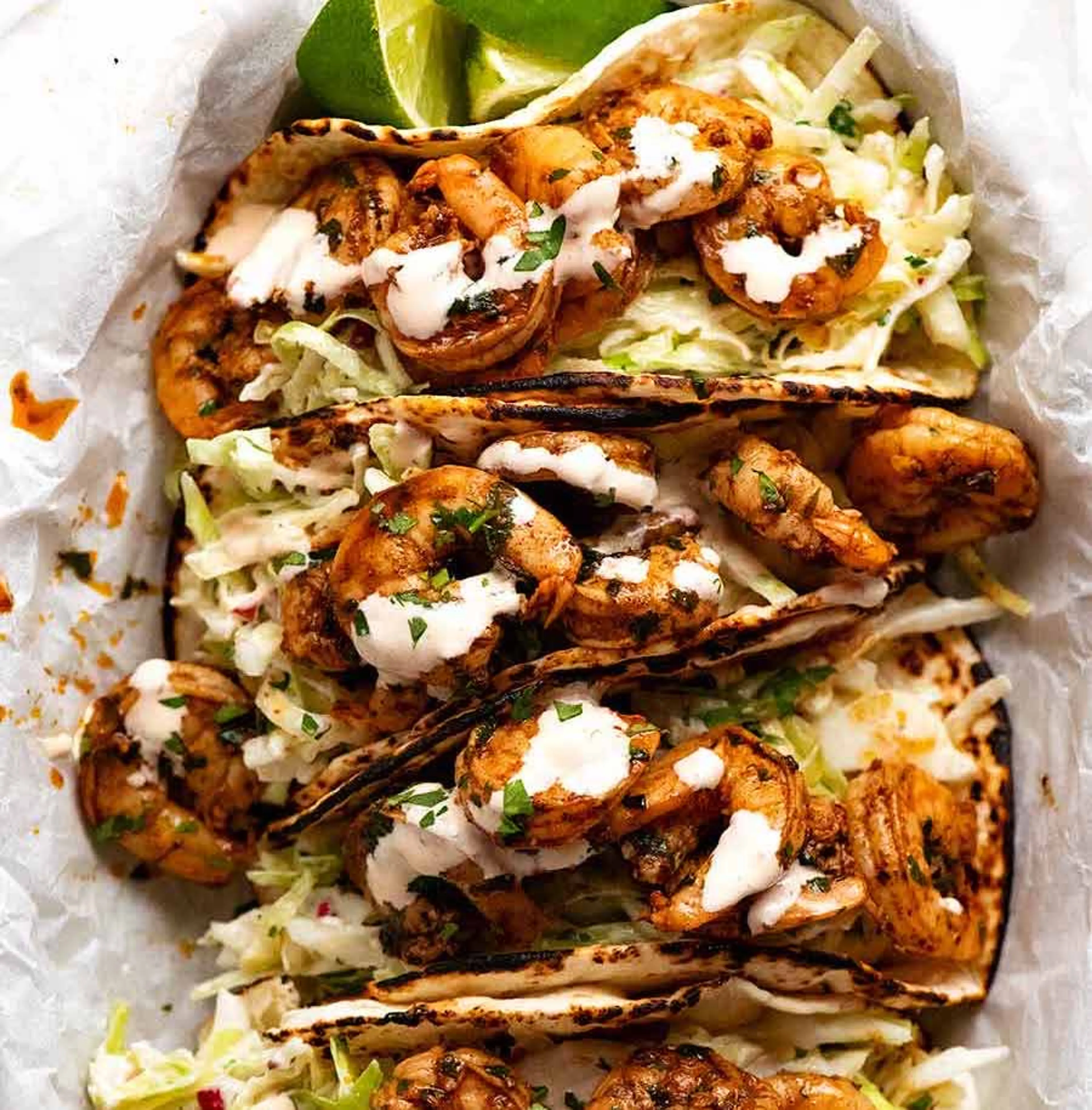 Prawn Tacos (Shrimp) - with Chipotle Lime Marinade