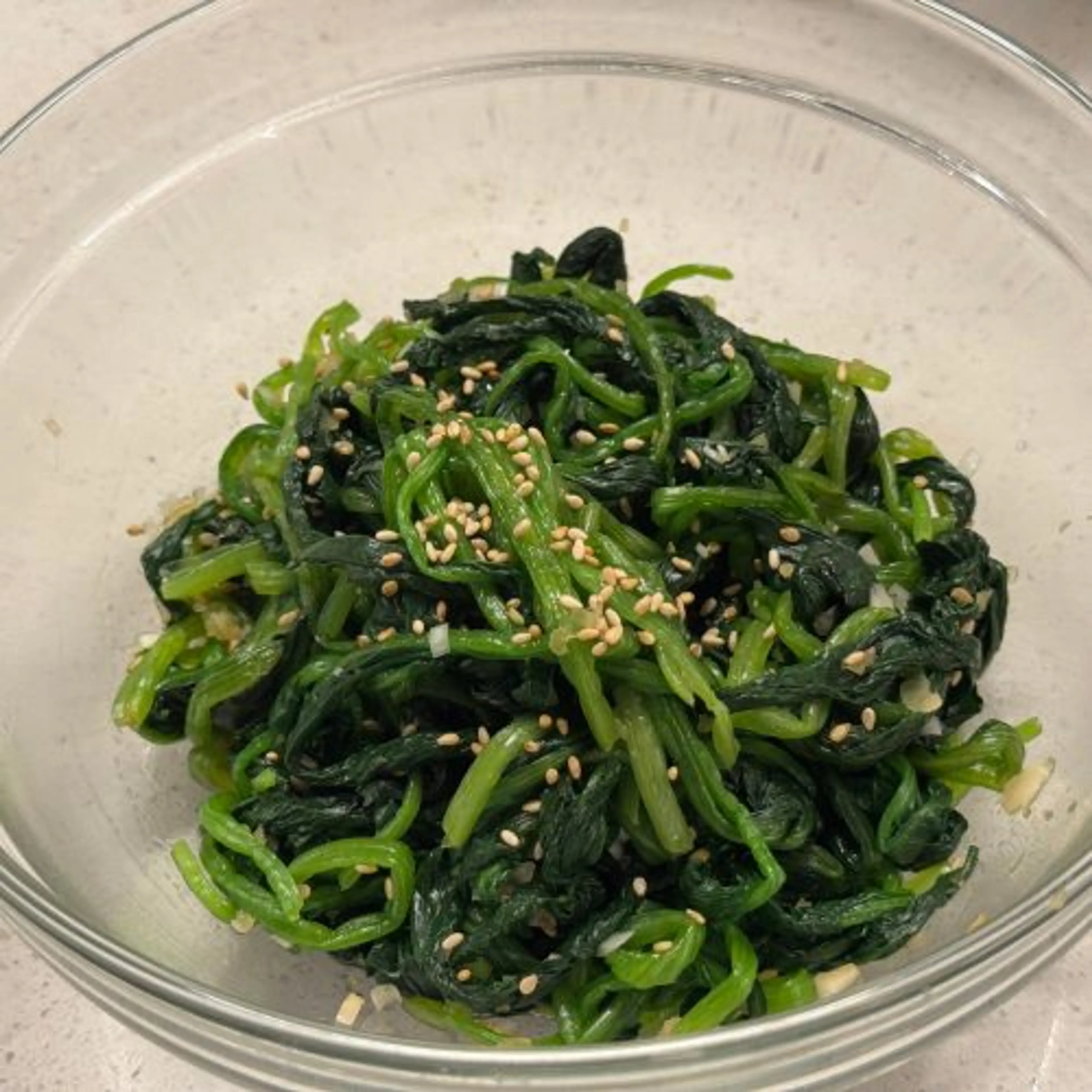 Sigeumchi Namul (Korean Seasoned Spinach)