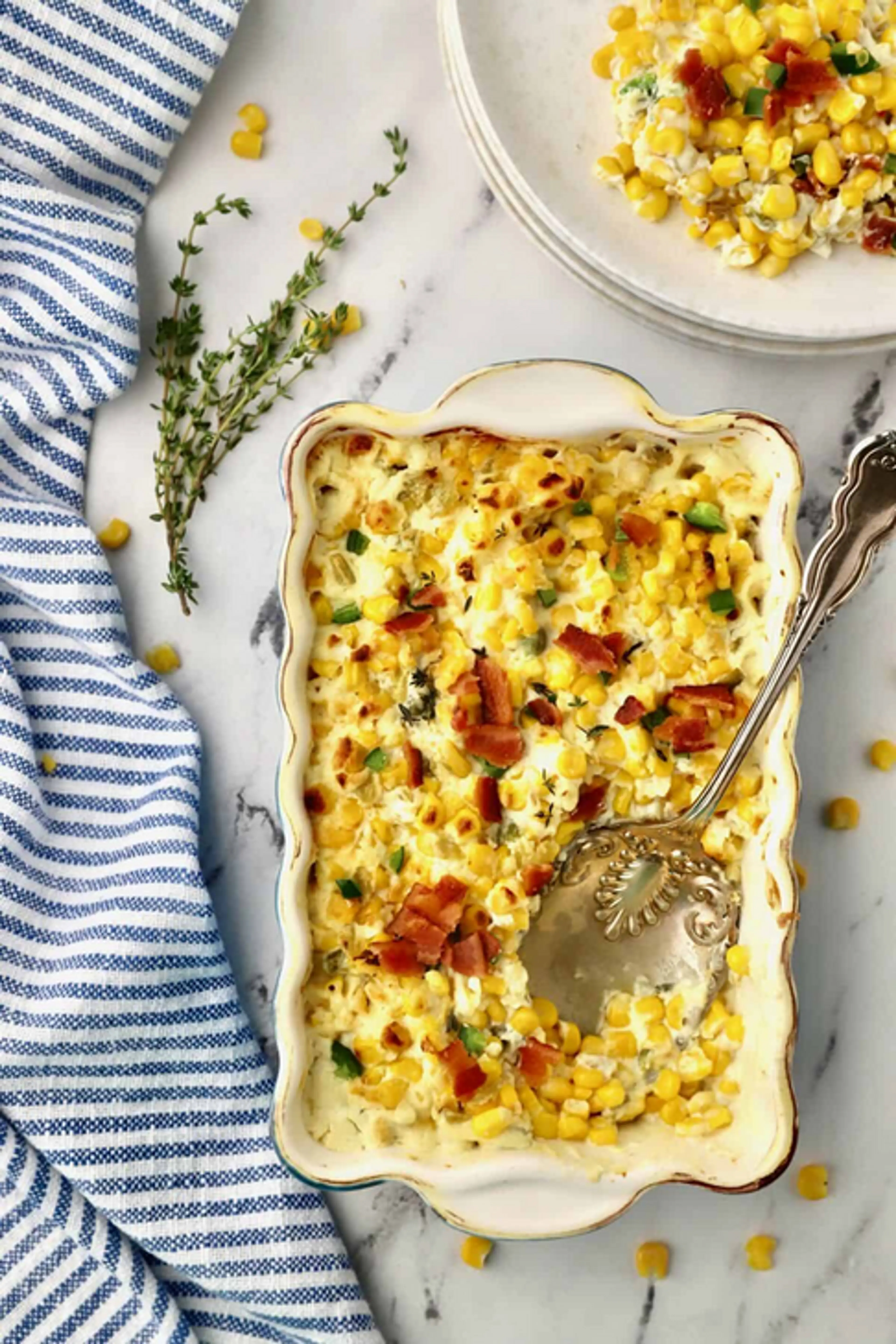 Hot and Spicy Corn Gratin
