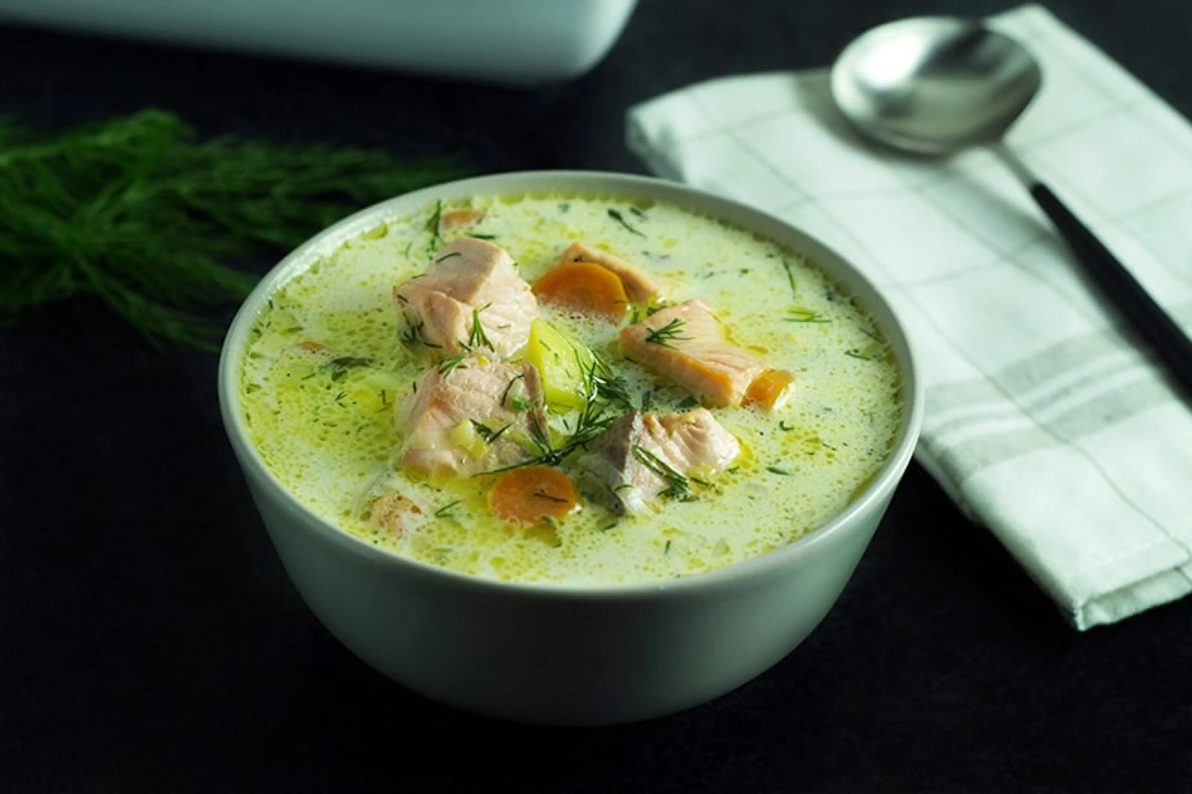 Finnish Salmon Soup - Lohikeitto