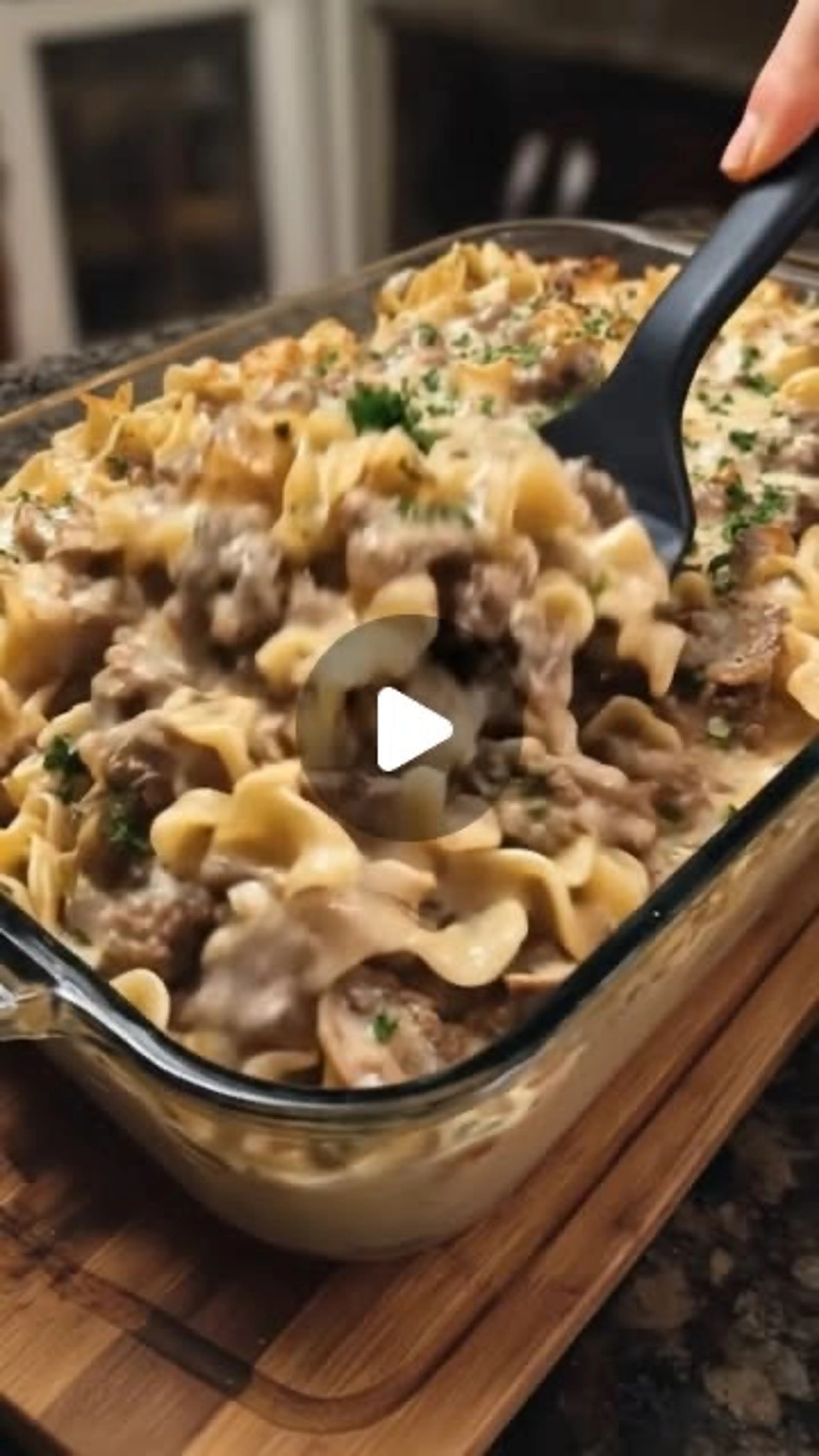 Creamy Beef Stroganoff Casserole