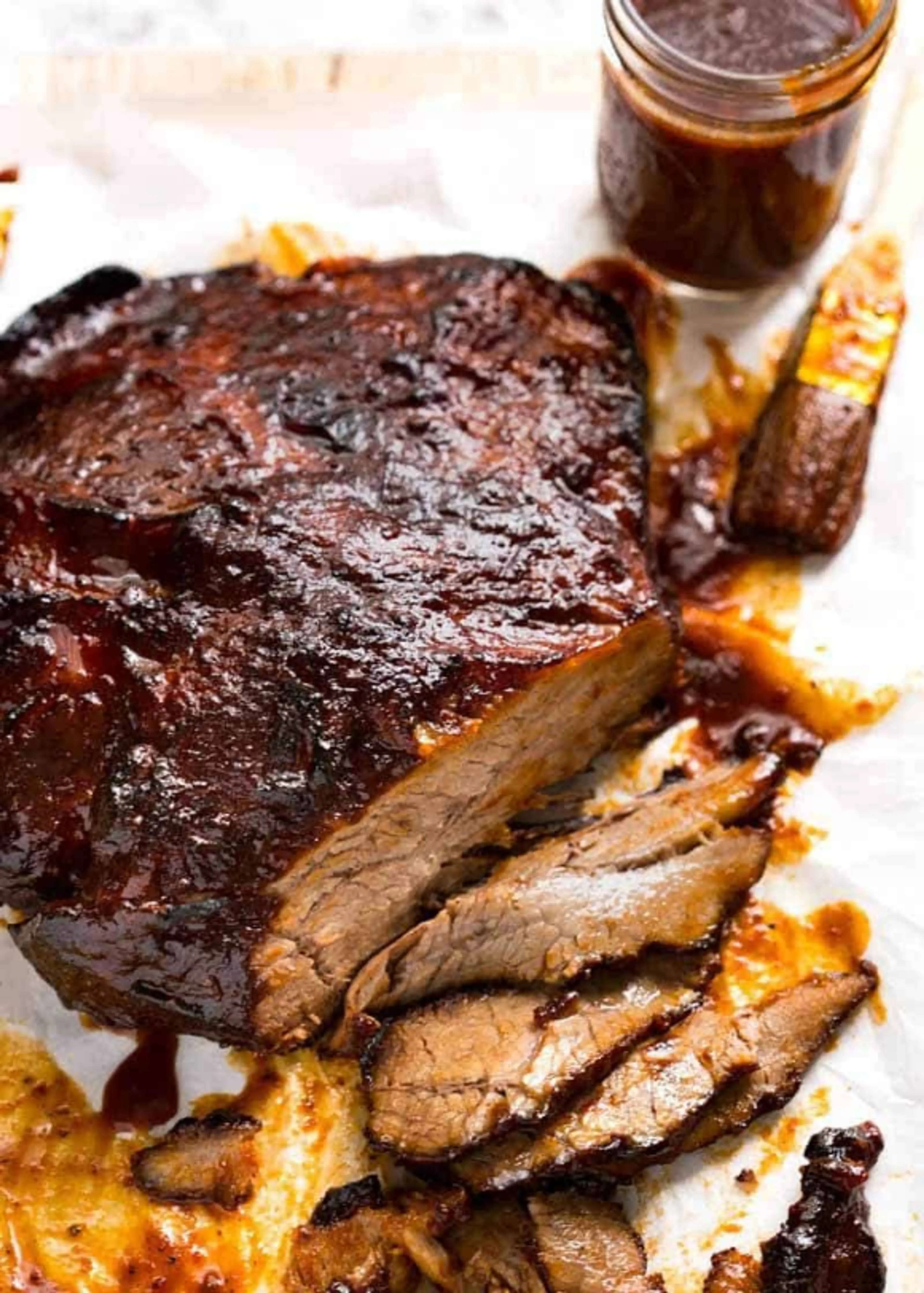 Slow Cooker Beef Brisket with BBQ Sauce