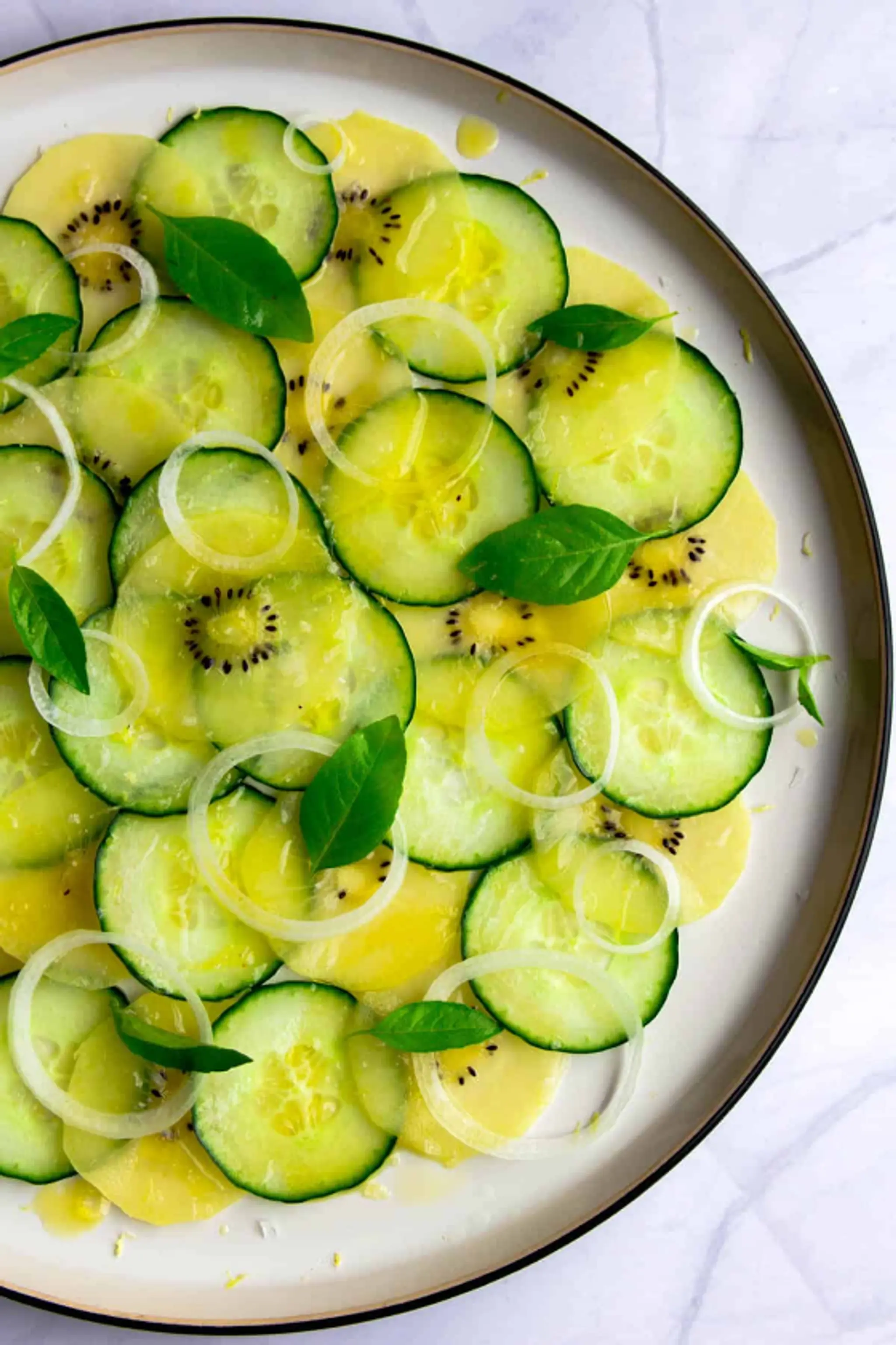 Cucumber Carpaccio Salad