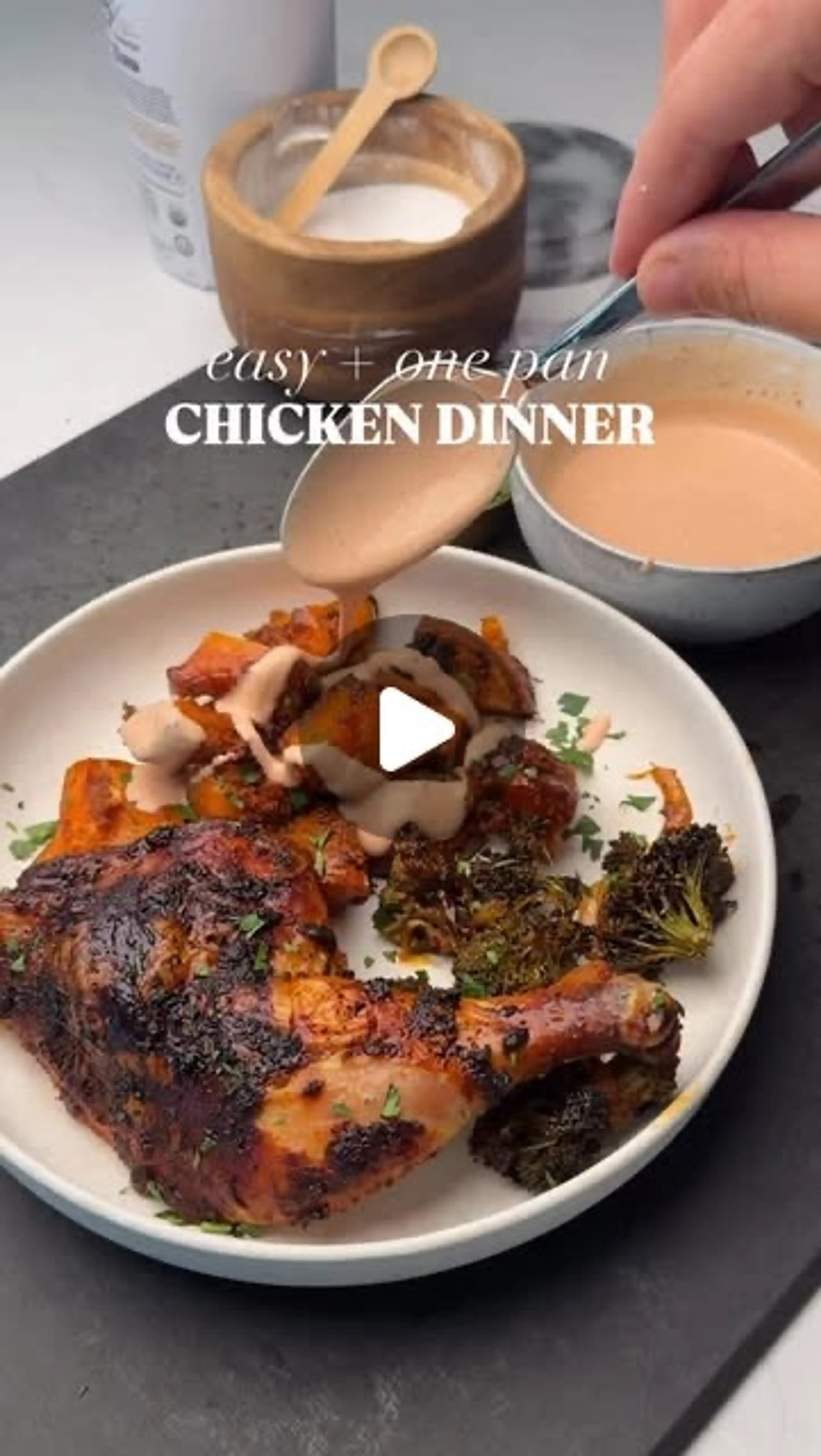 One Pot Chicken, Sweet Potato & Broccoli