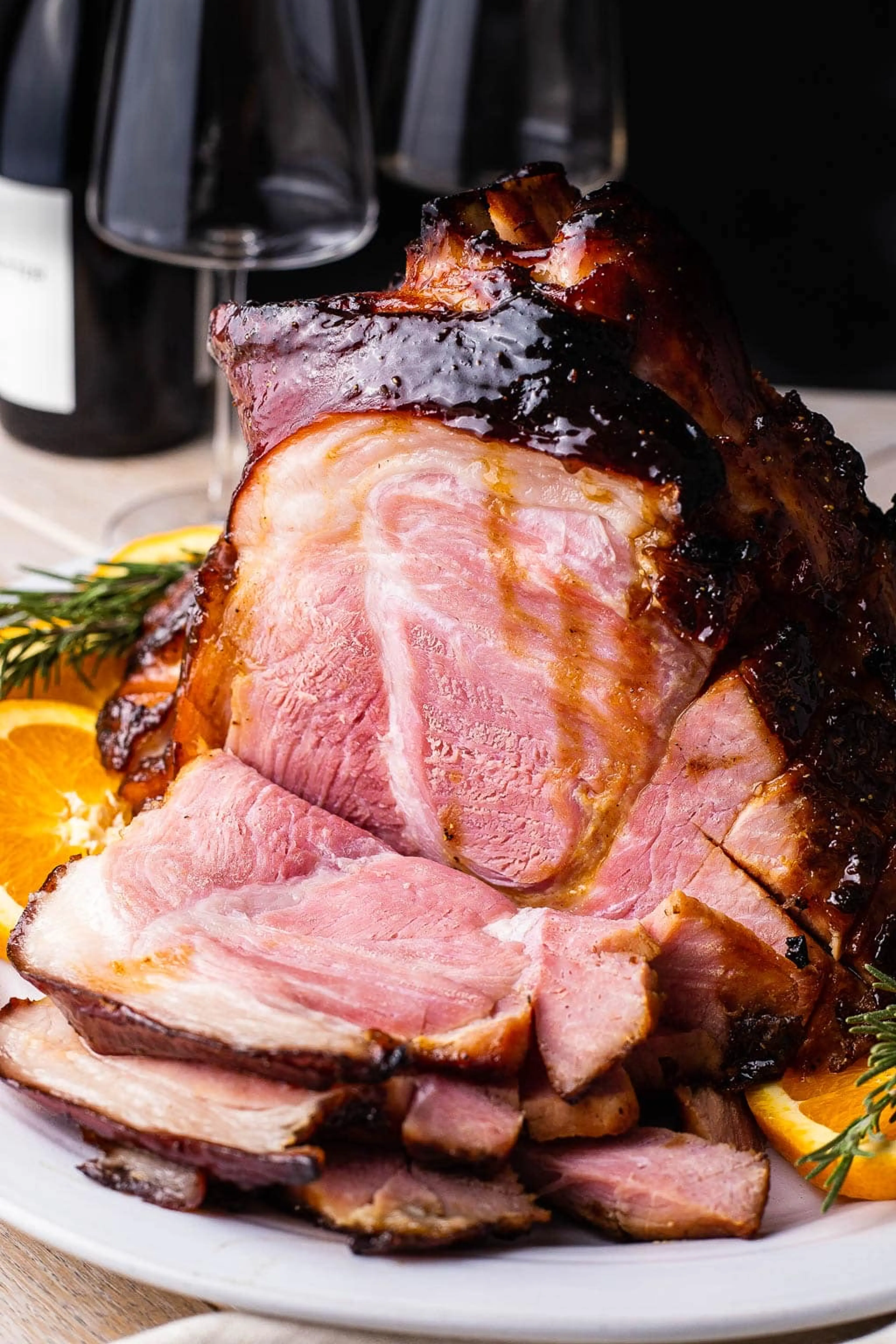 Bourbon Glazed Ham