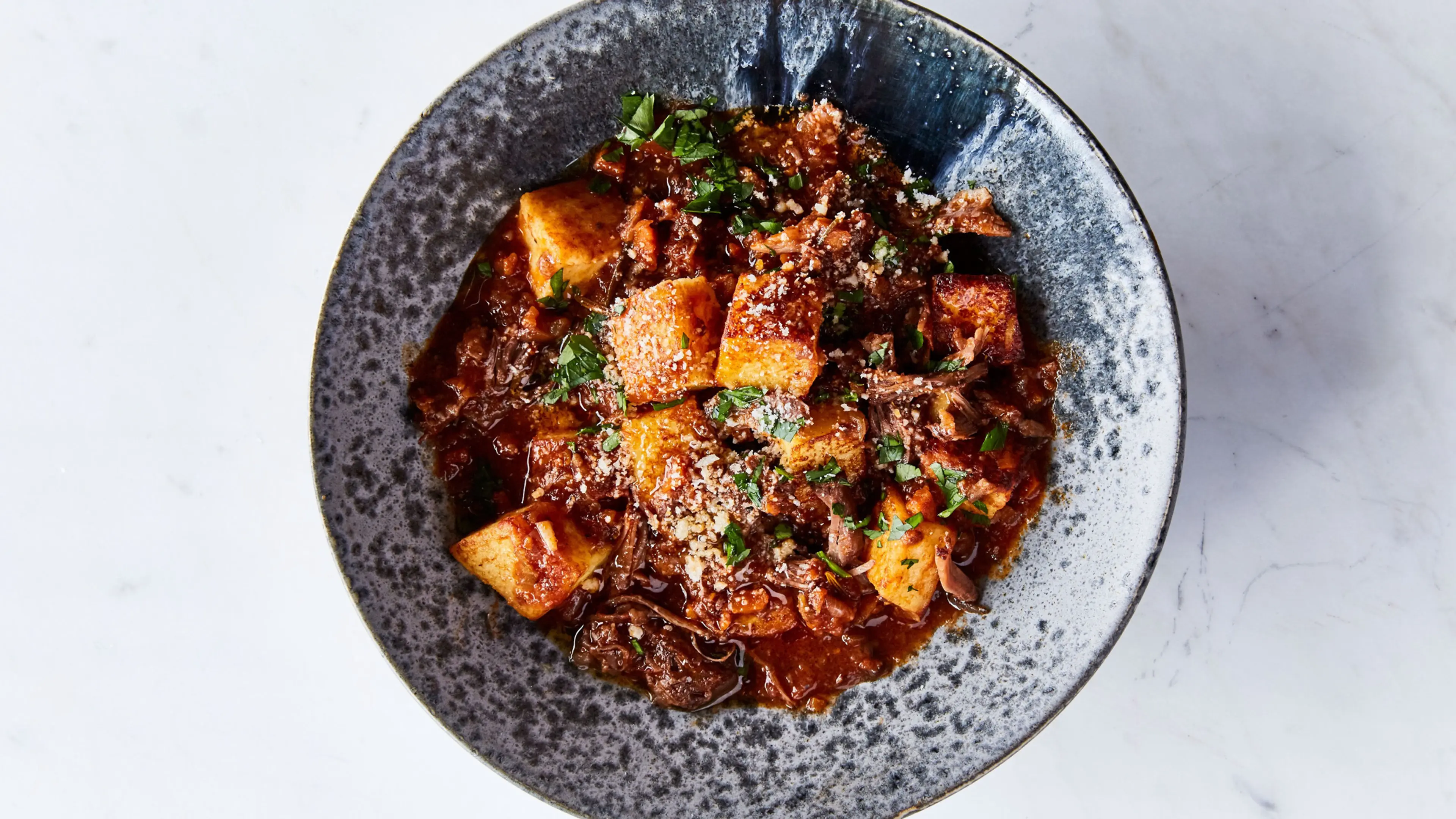 Oxtail Ragù with Semolina Gnocchi
