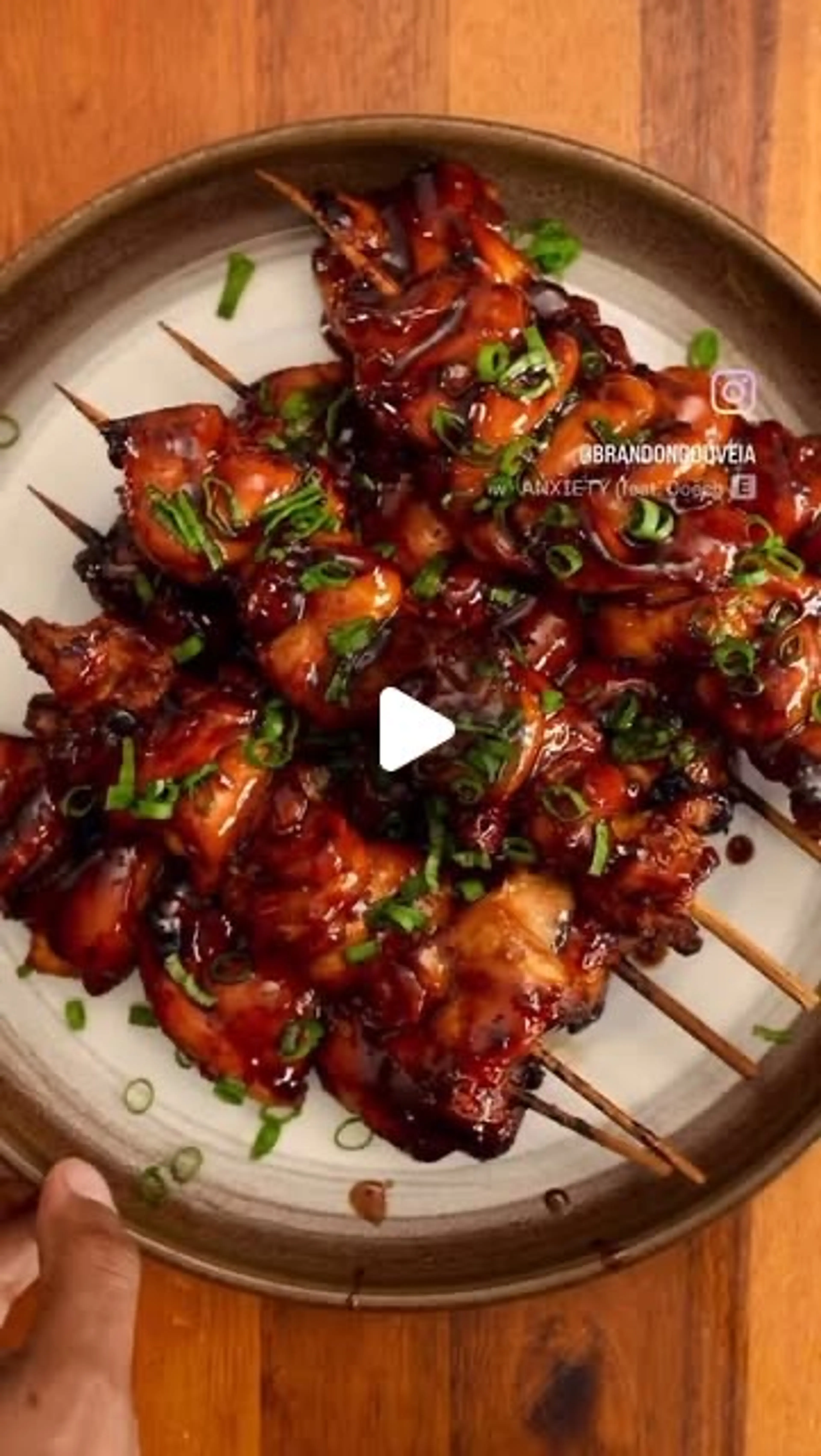 Air-fried Bourbon Chicken