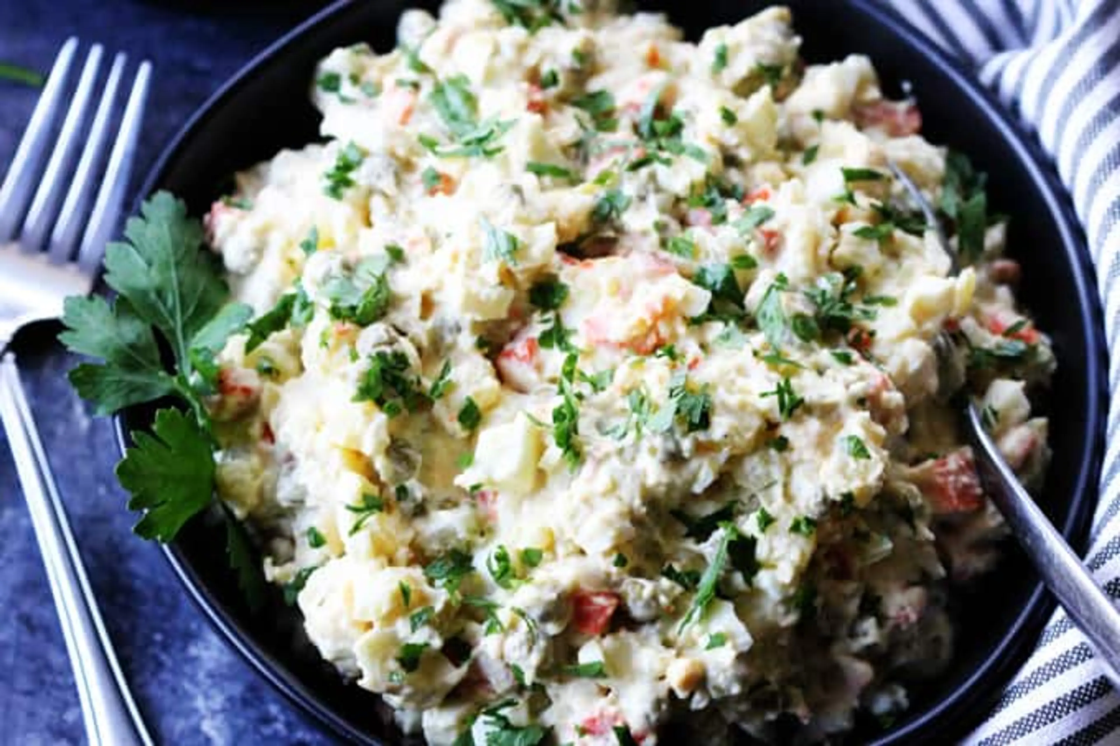Russian Salad (Ensalada Rusa or Olivier Salad)