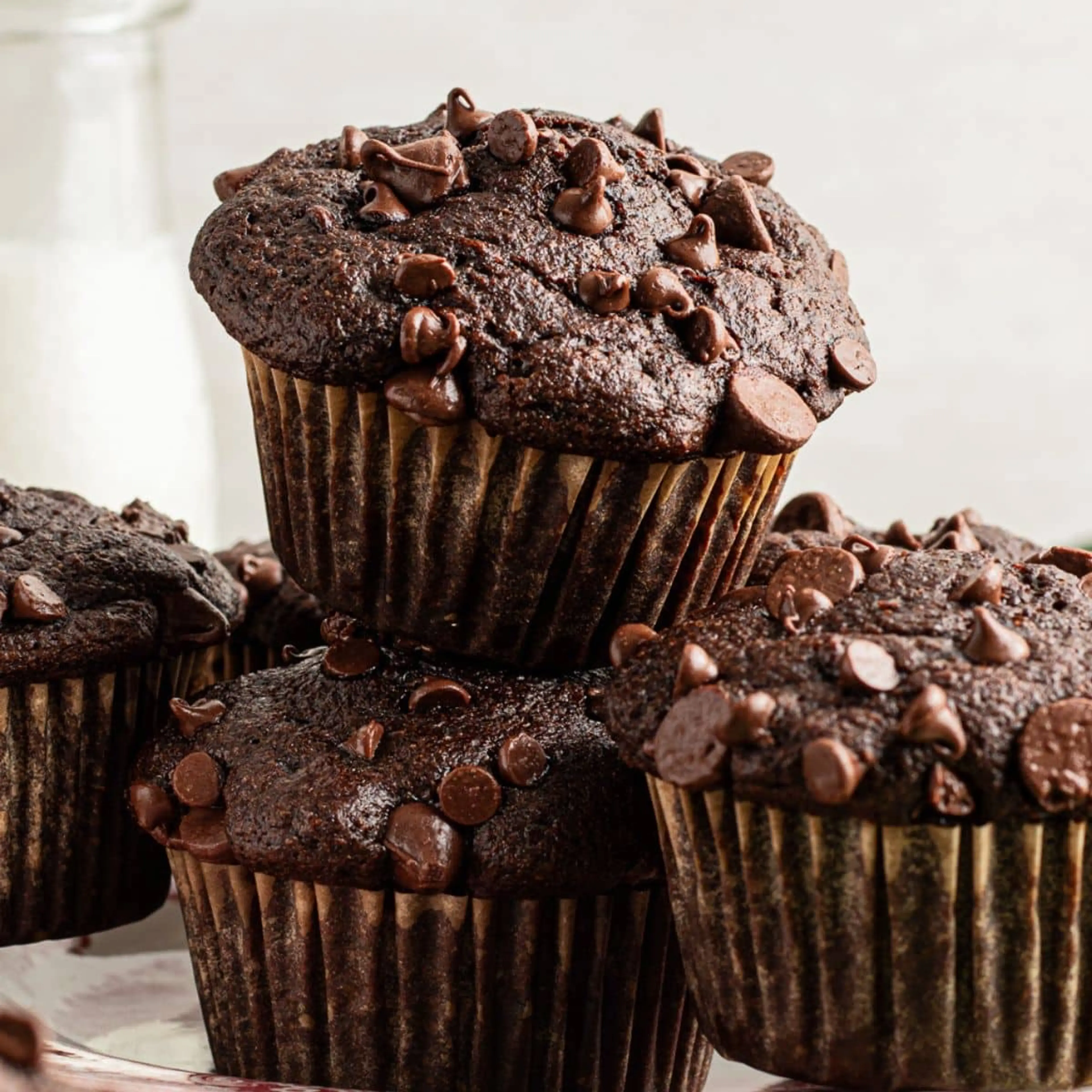 Chocolate Veggie Muffins