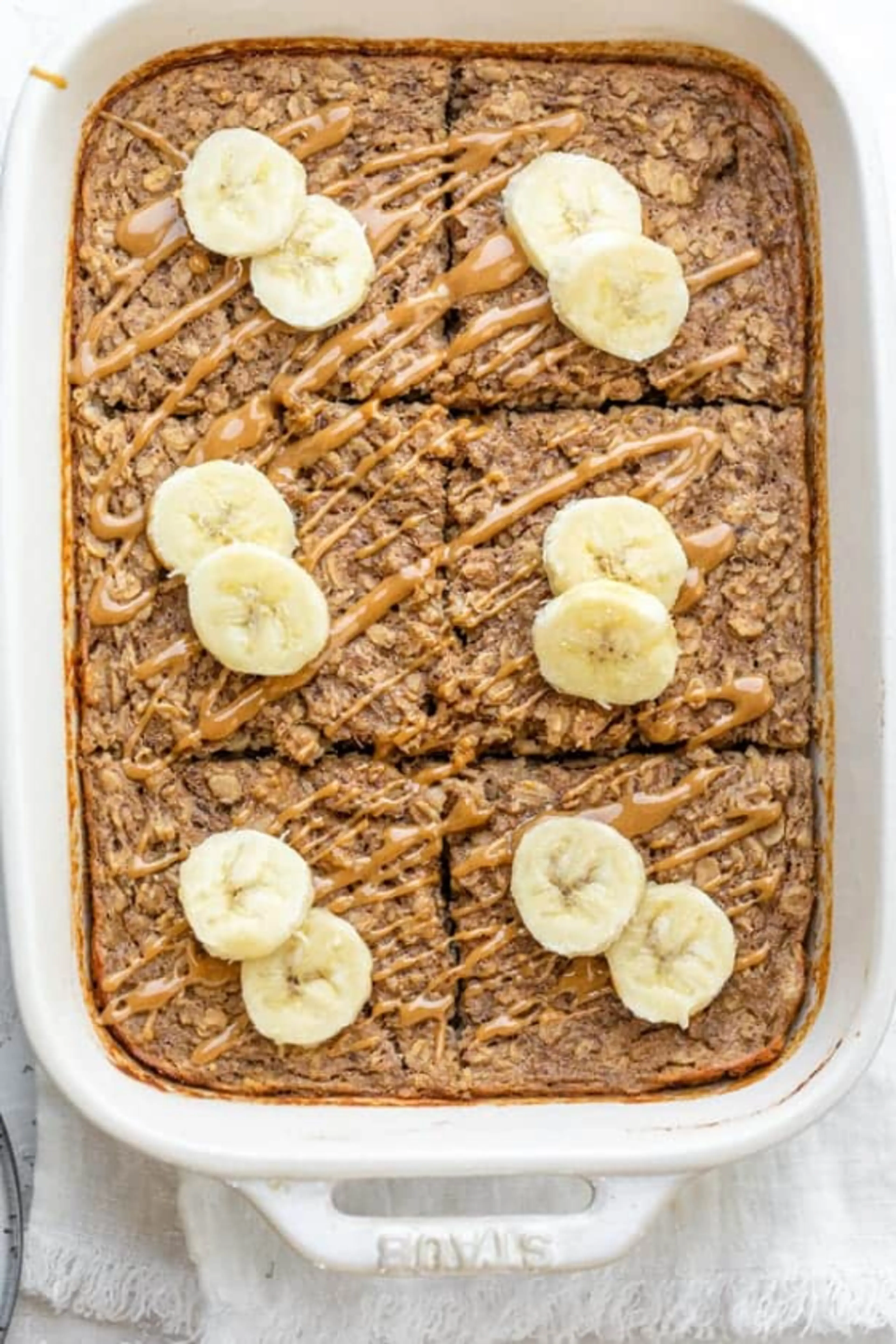 Peanut Butter Banana Baked Oatmeal