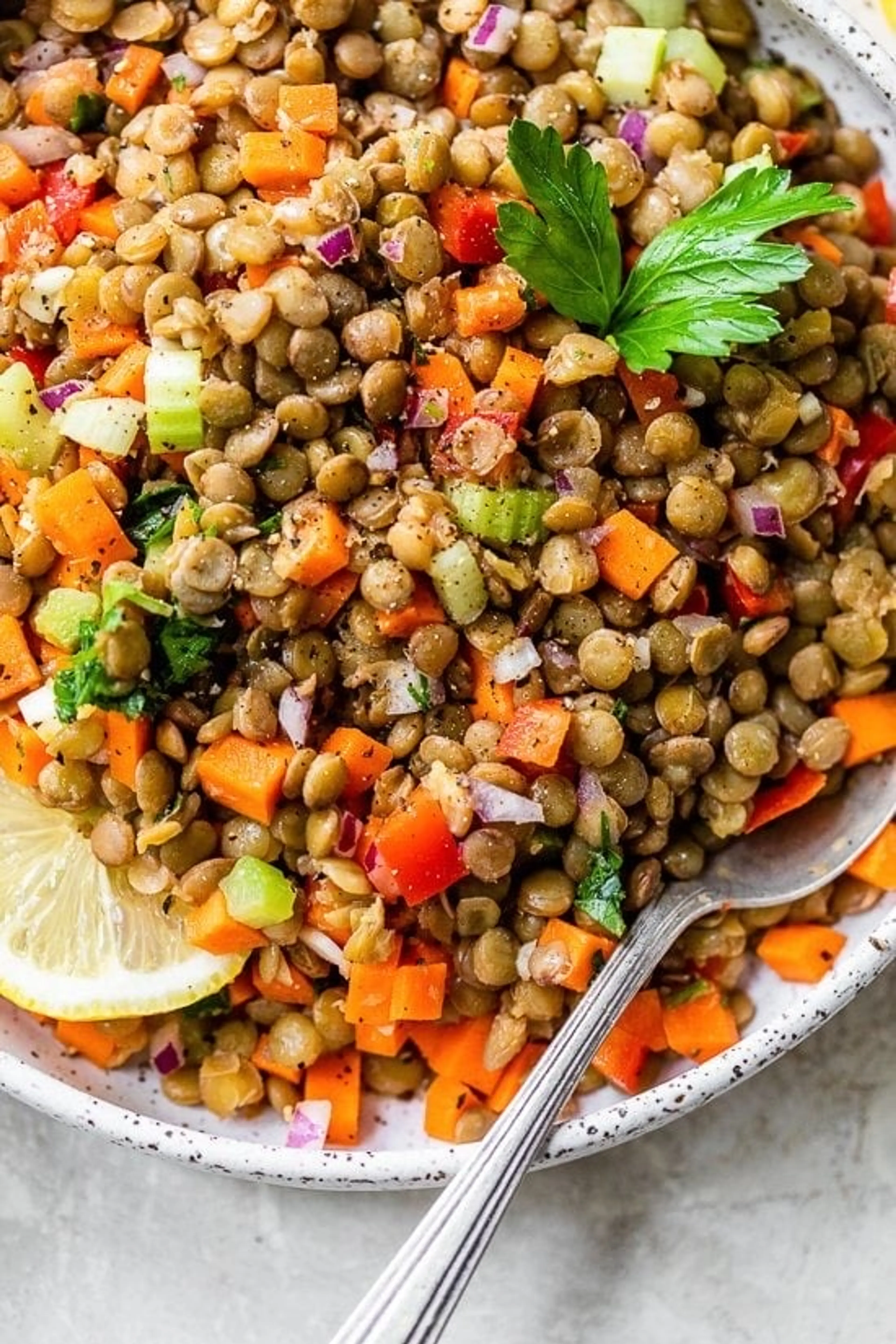 Lentil salad