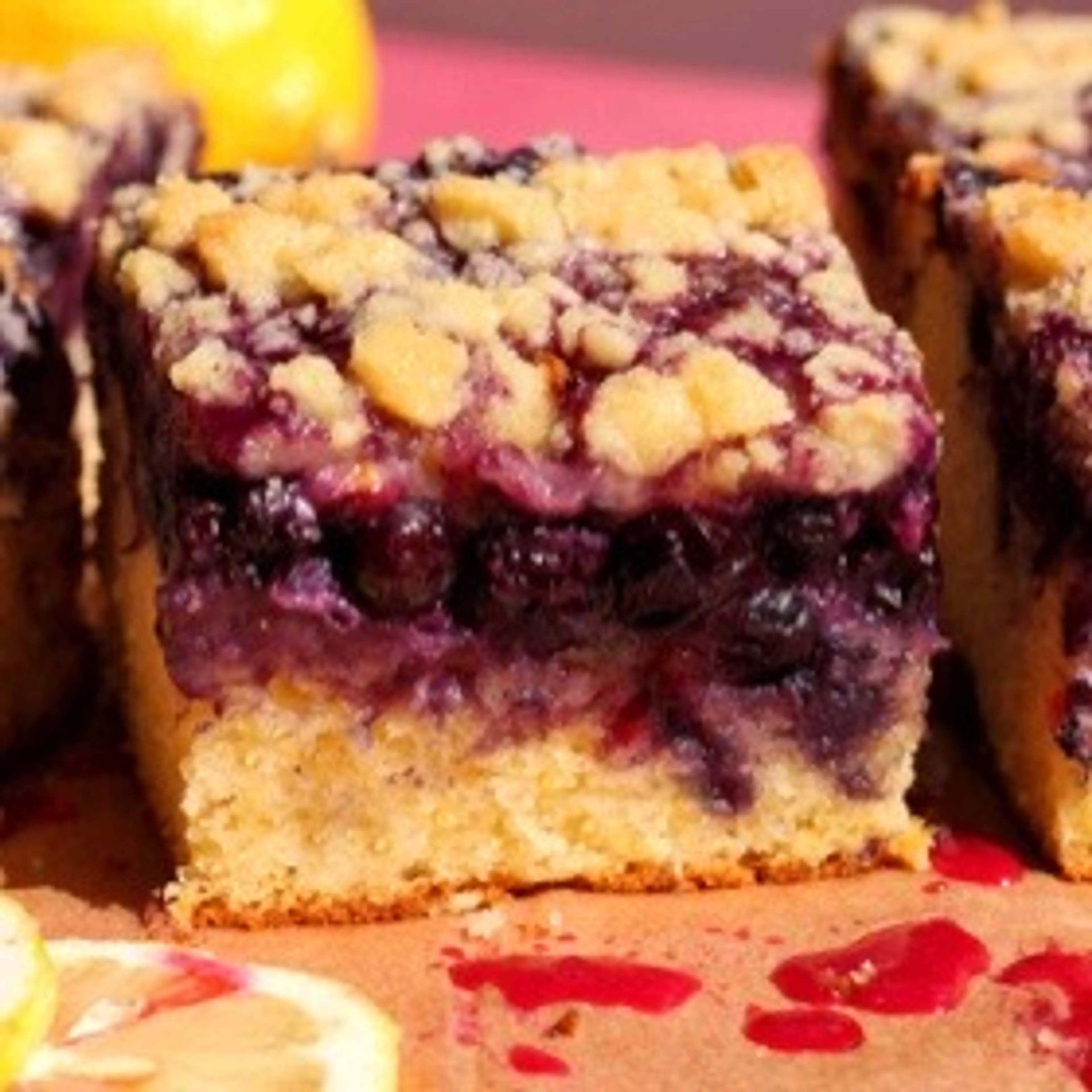 Lemon Blueberry Crumb Cake