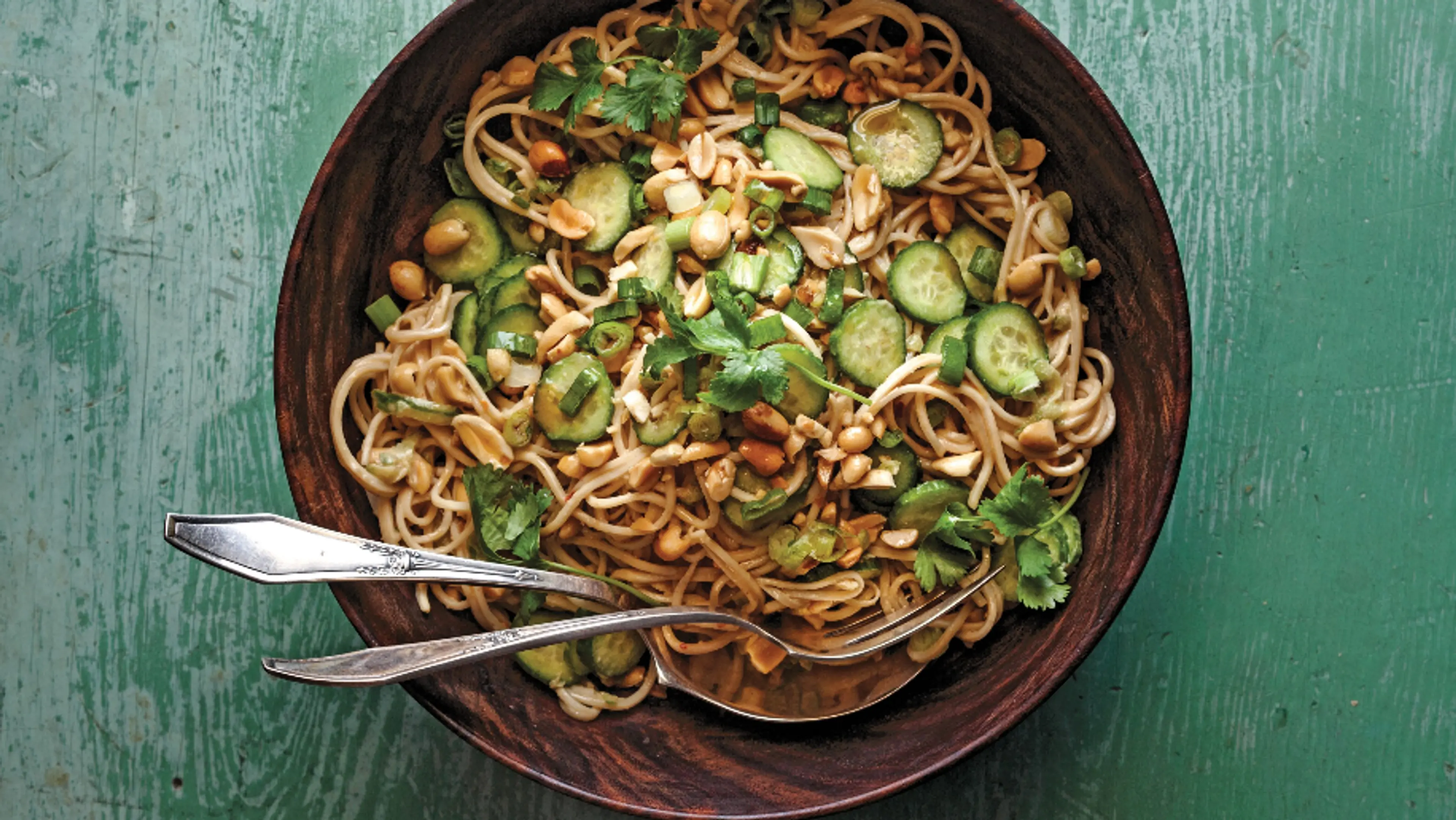 Cold Sesame Noodles with Cucumber
