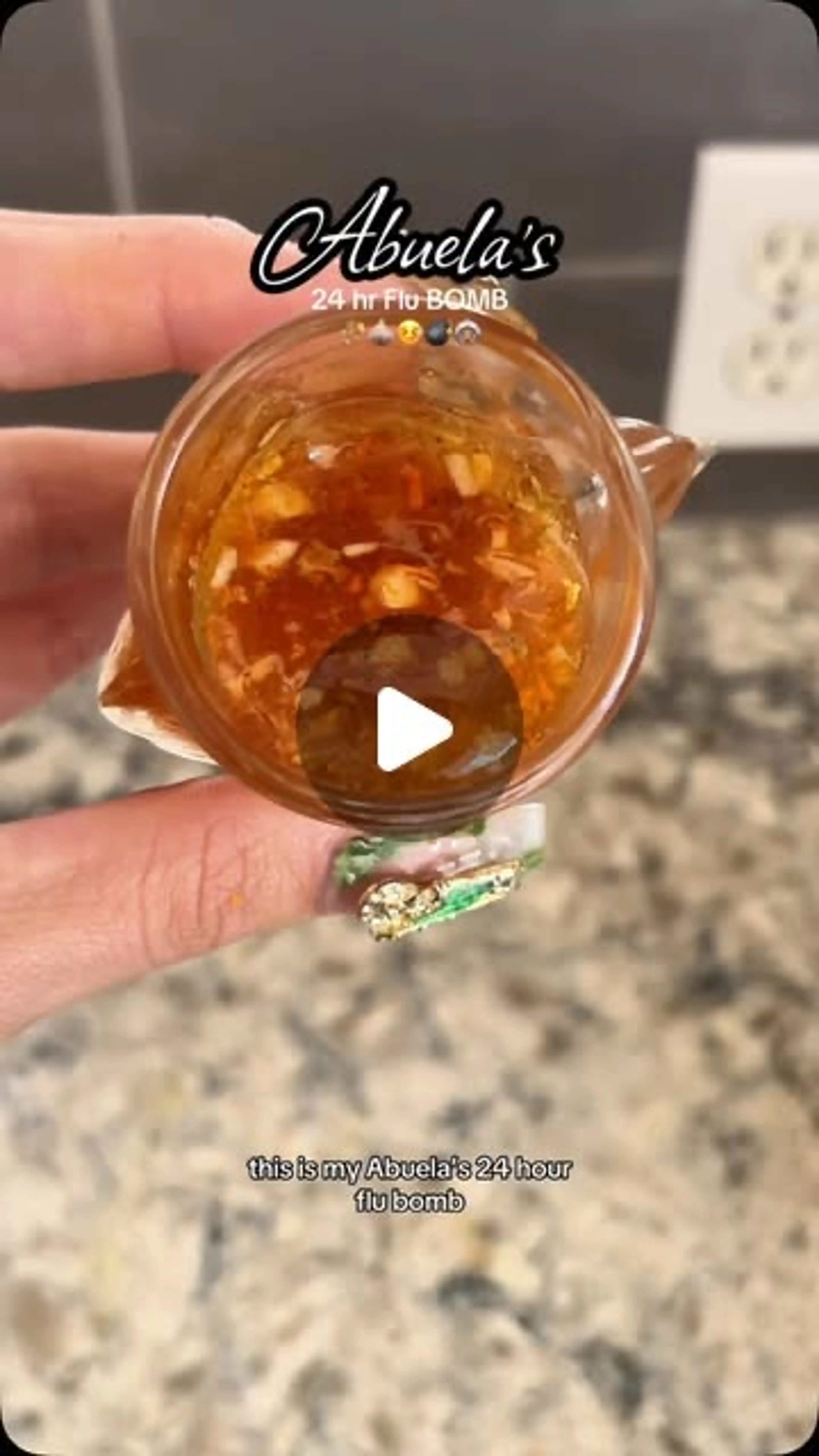 Abuela’s 24hr flu BOMB: