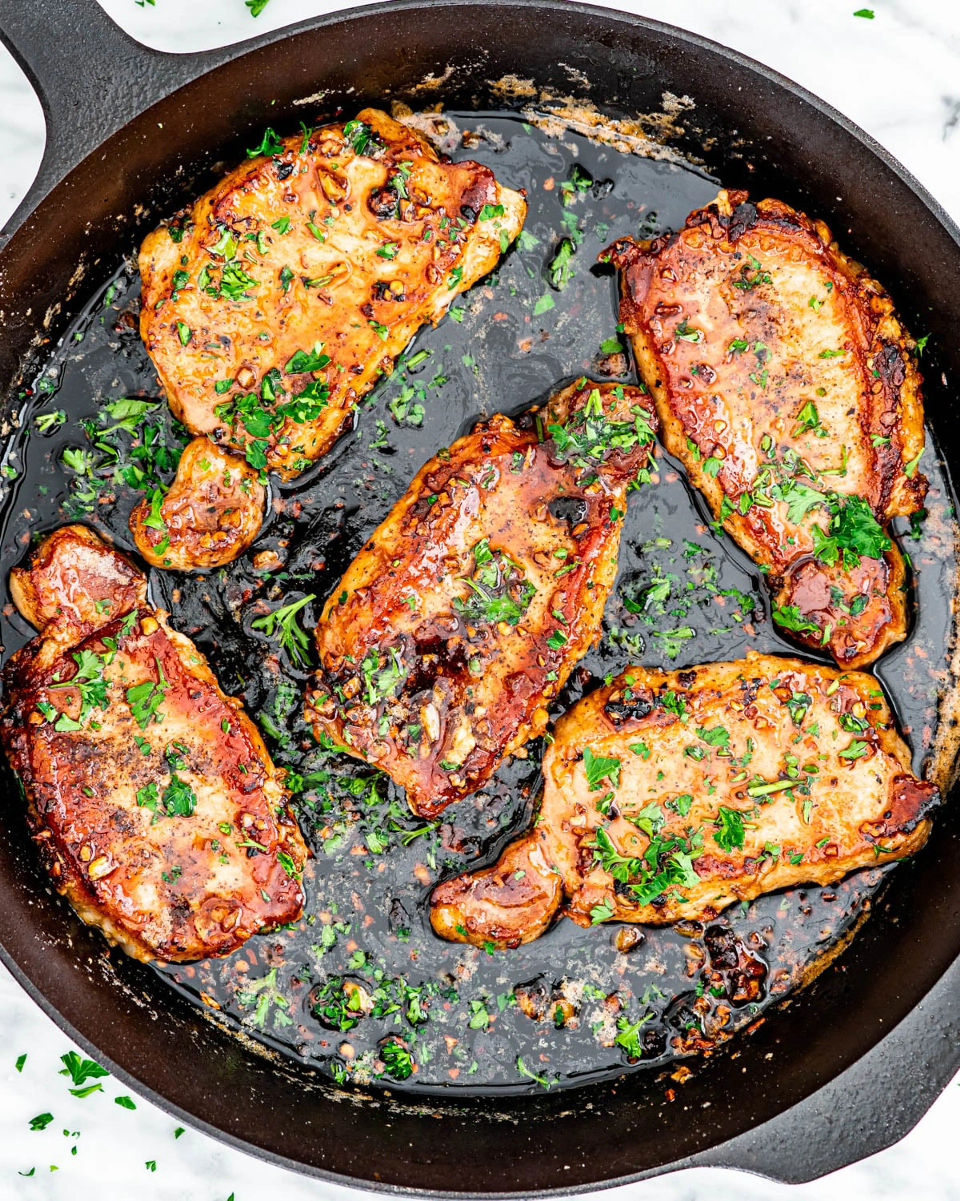 Honey Garlic Pork Chops