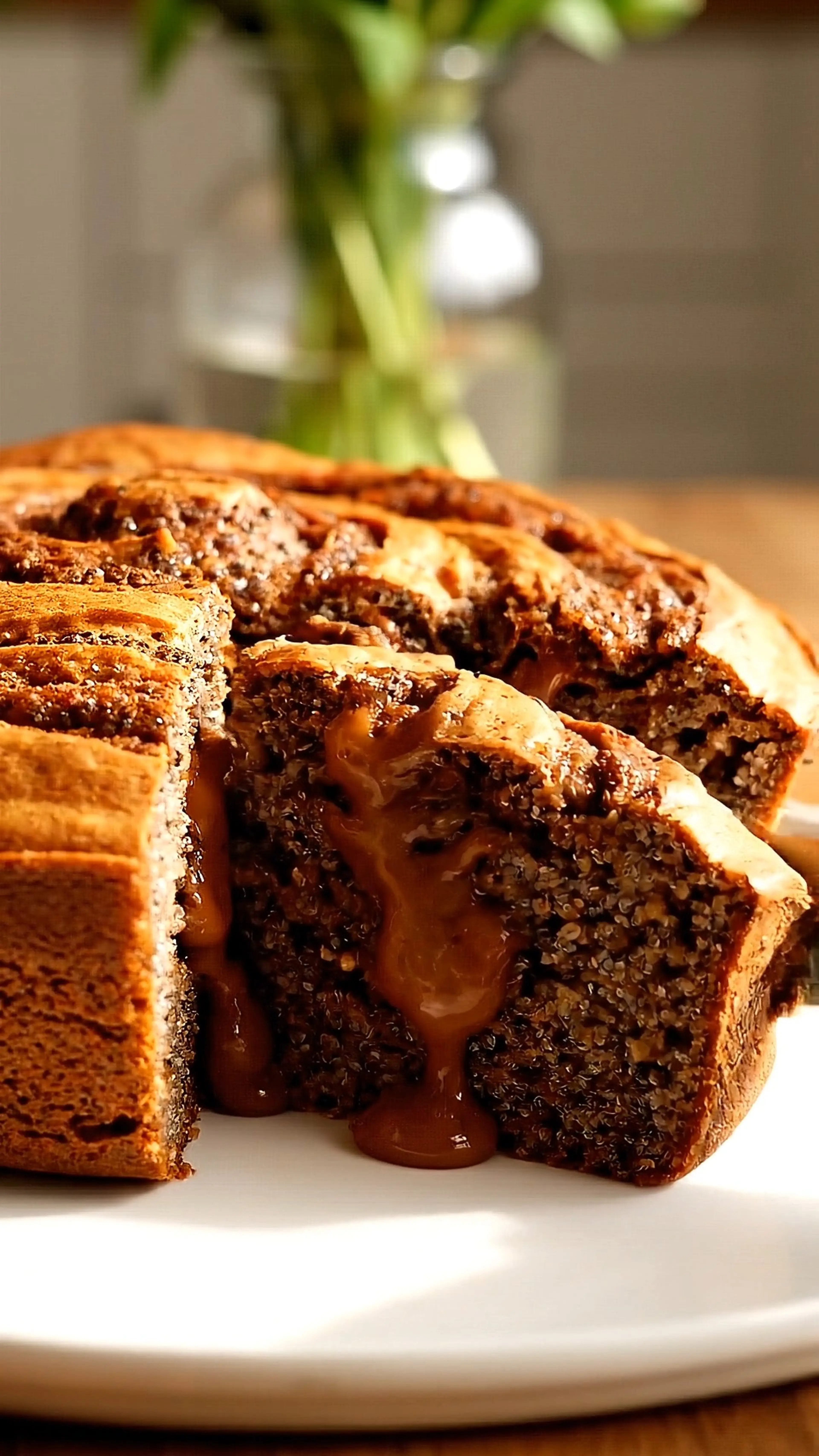 Flourless Cinnamon Swirl Chia Seed Cake