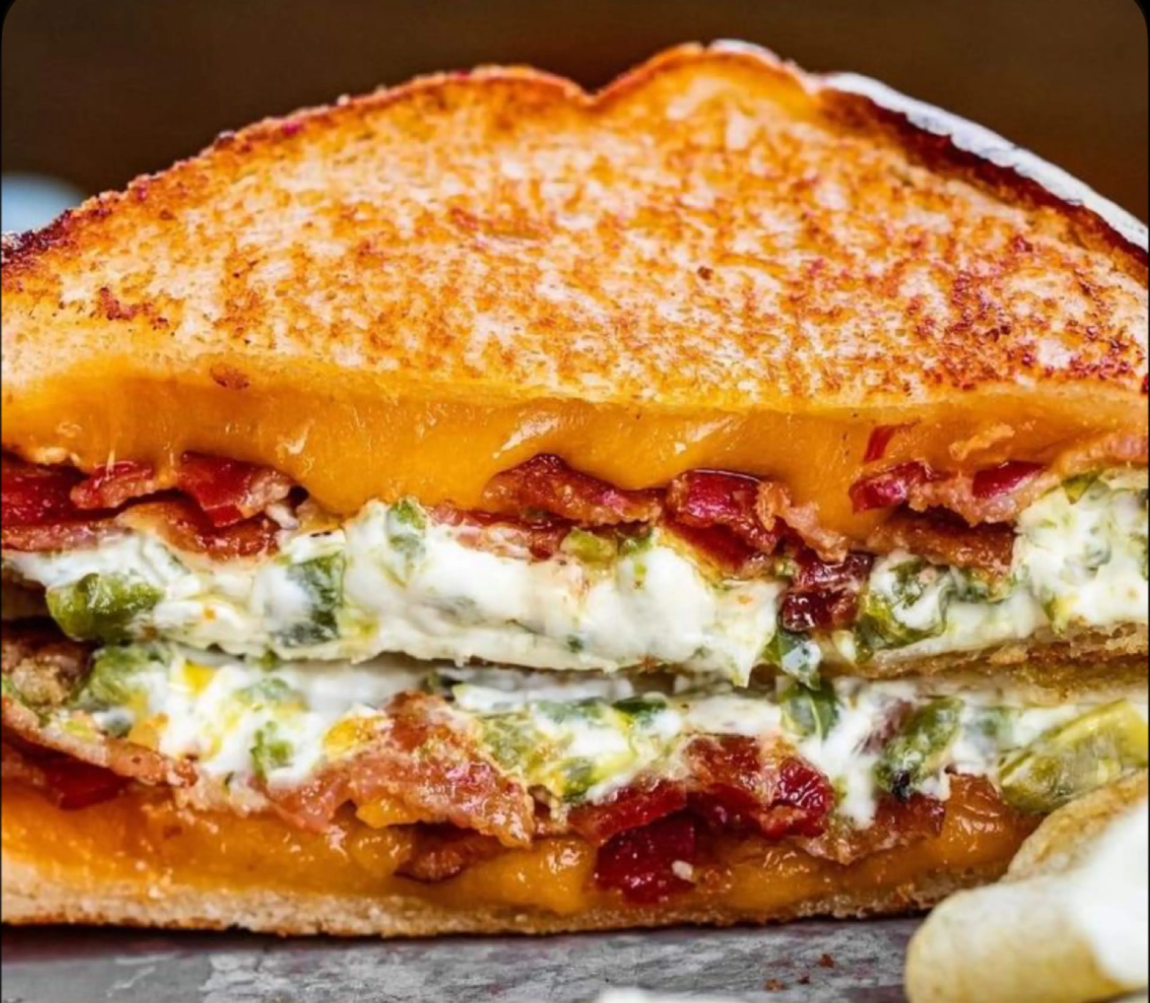 Jalapeño Popper Grilled Cheese