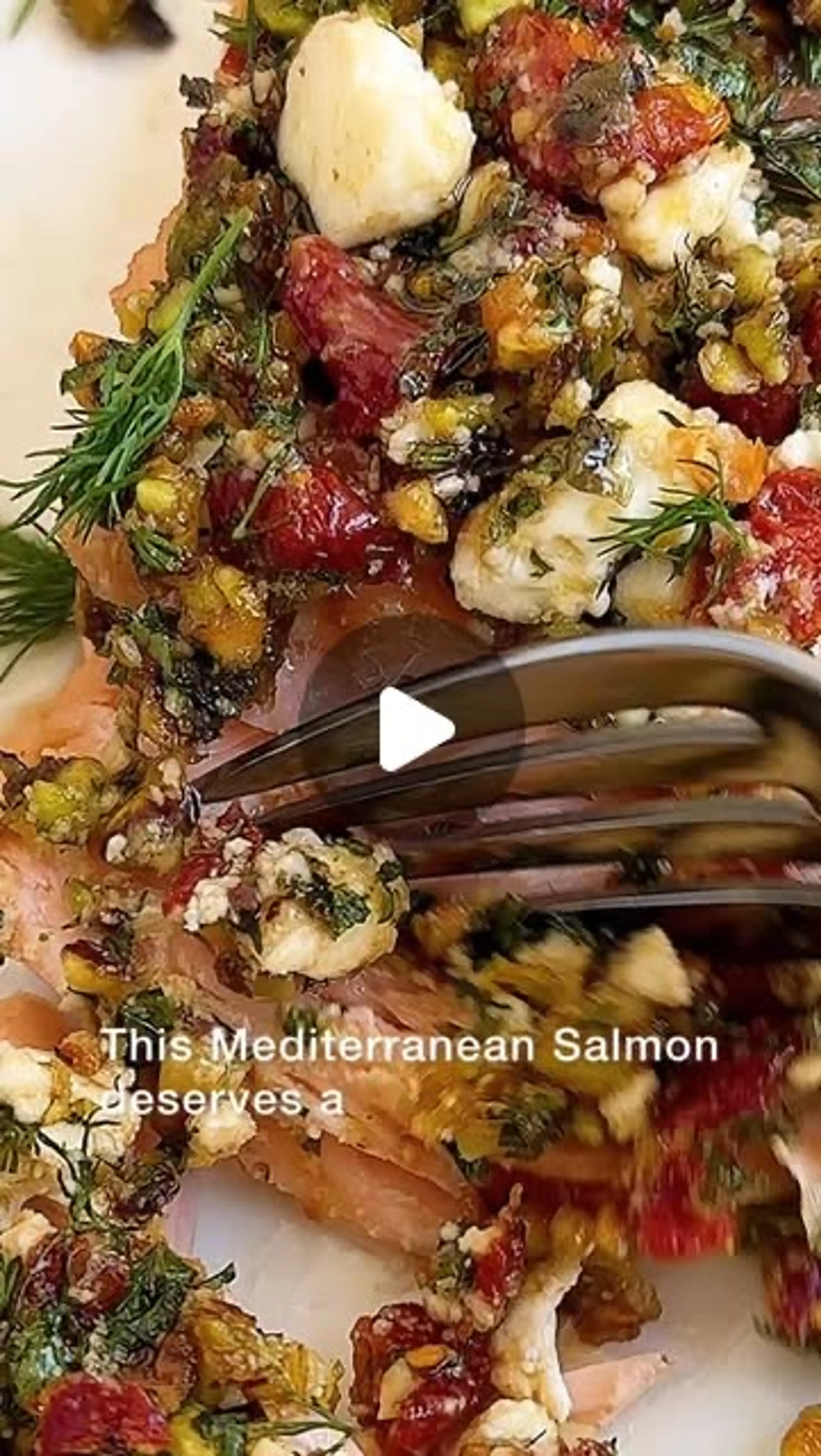 Mediterranean Crusted Slow-roasted Salmon! Tender, Buttery S