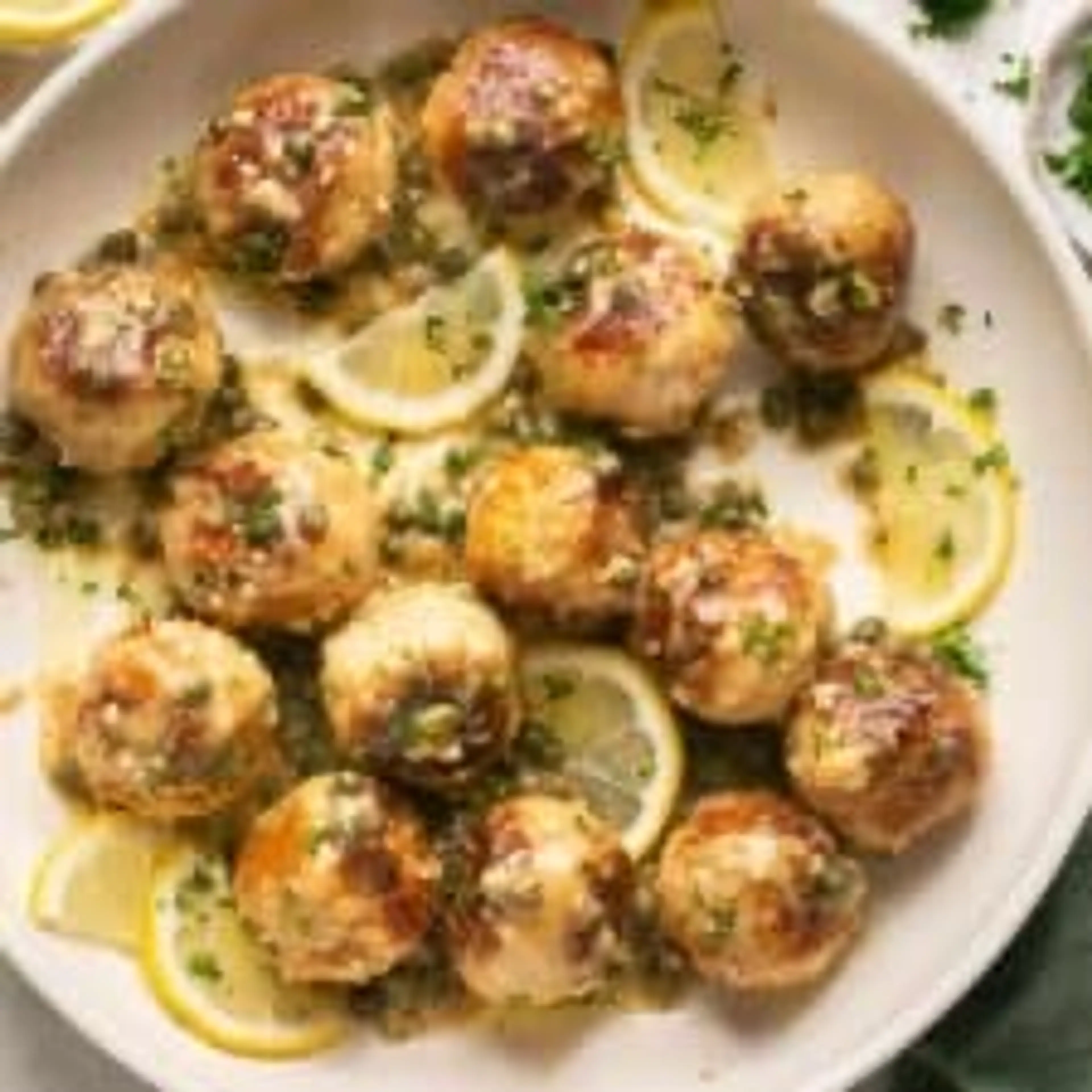 Chicken Piccata Meatballs