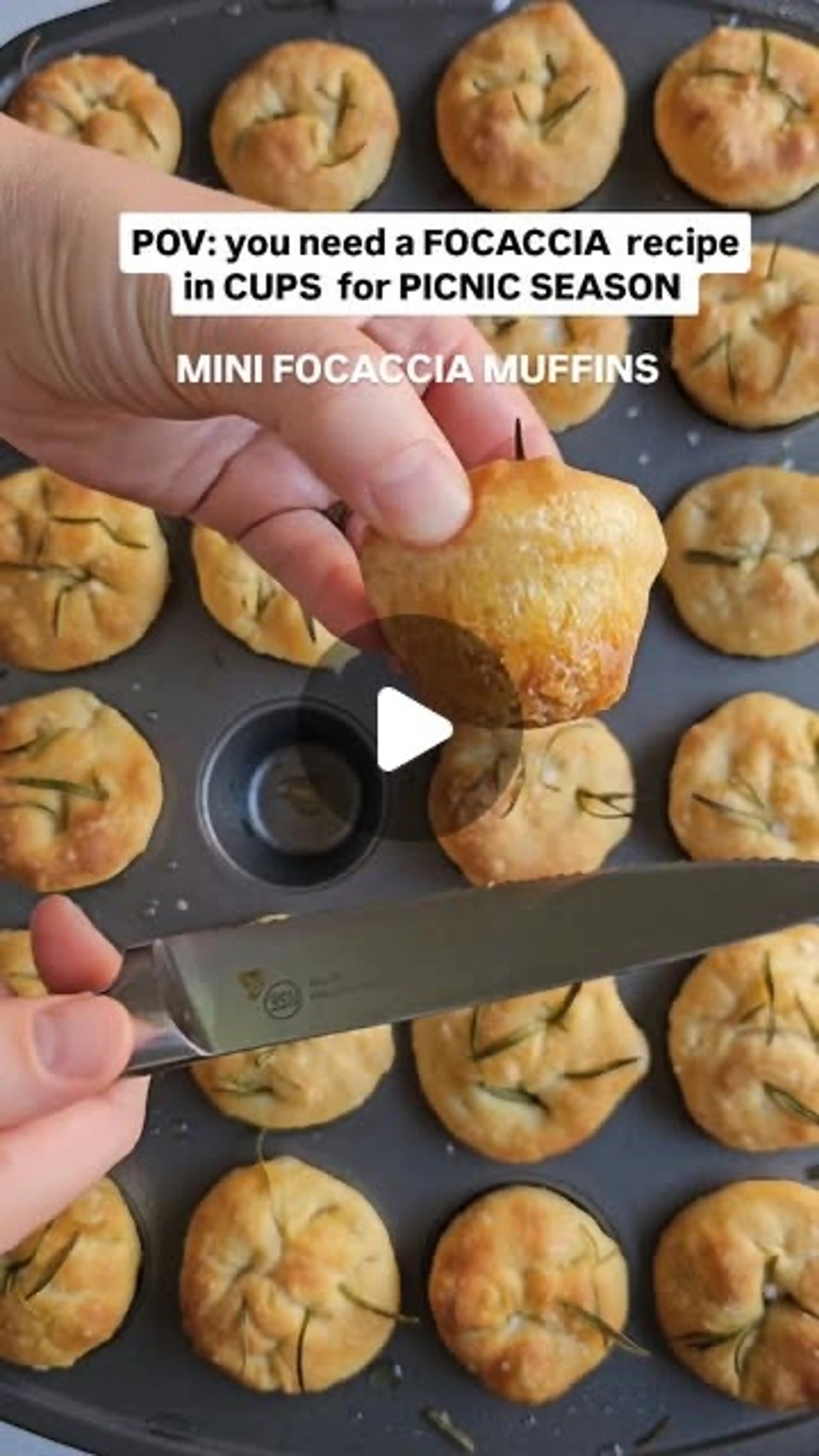 Mini Focaccia Rolls