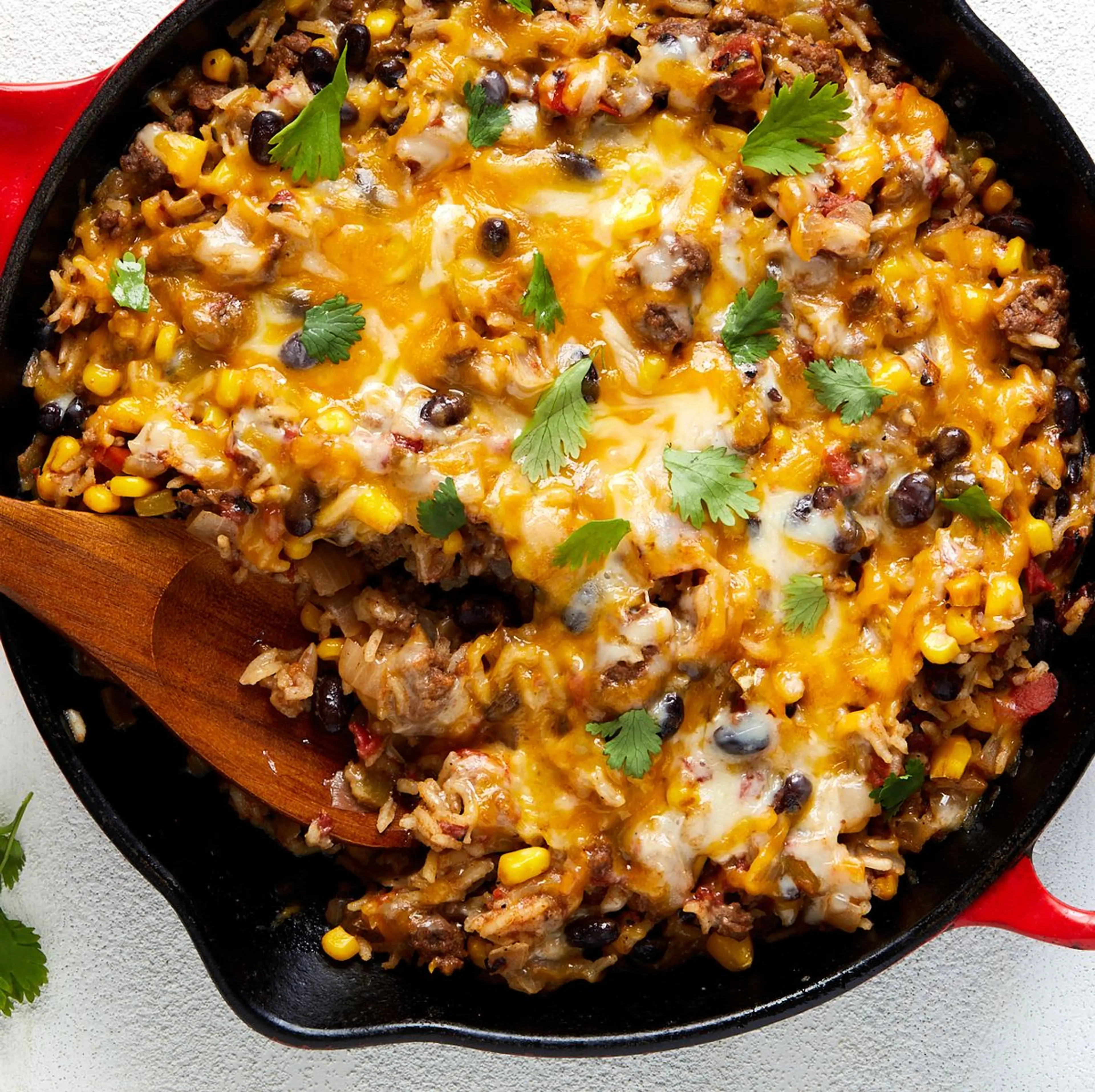Mexican Beef 'N Rice Skillet