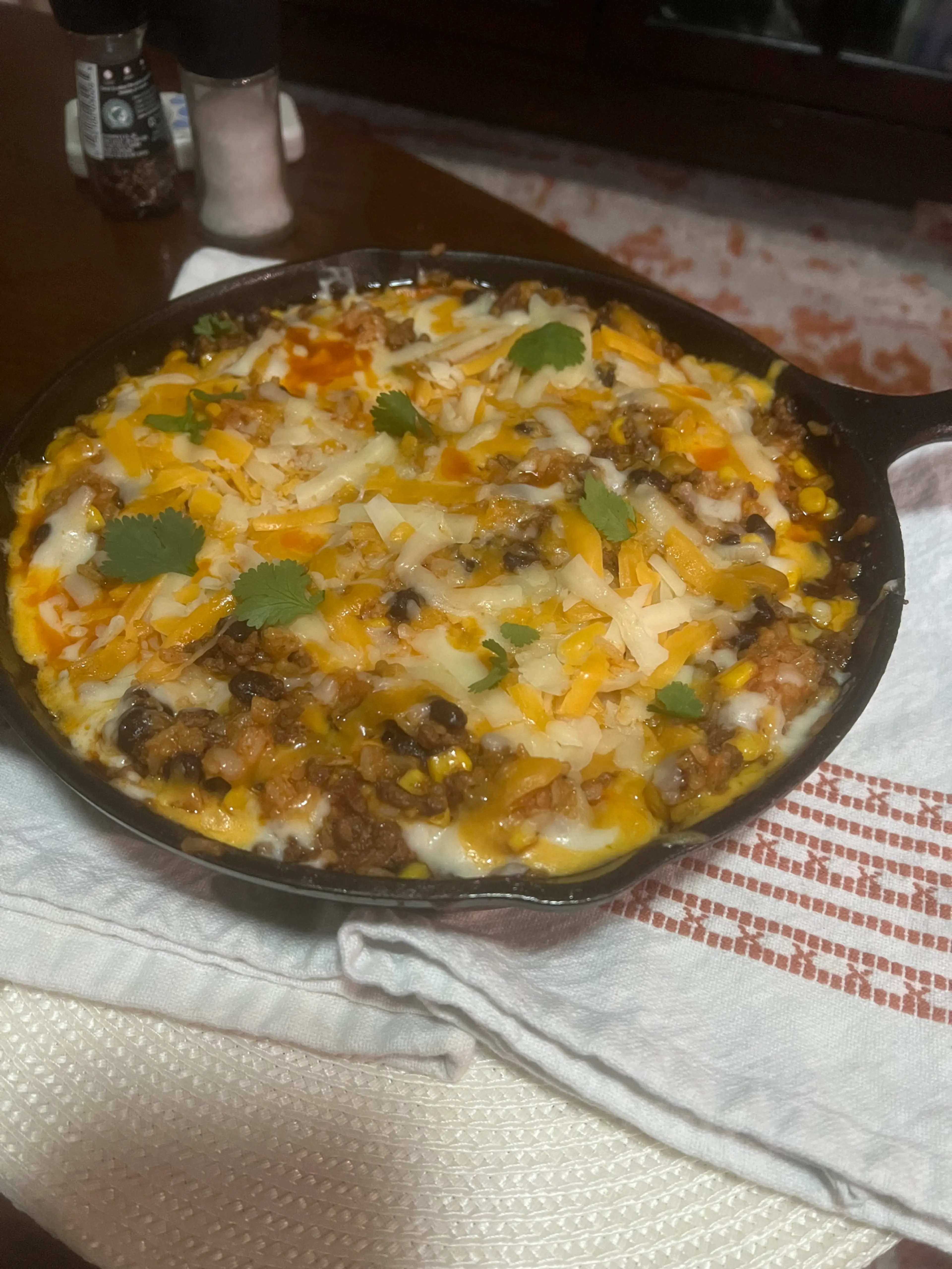 Mexican Beef 'N Rice Skillet