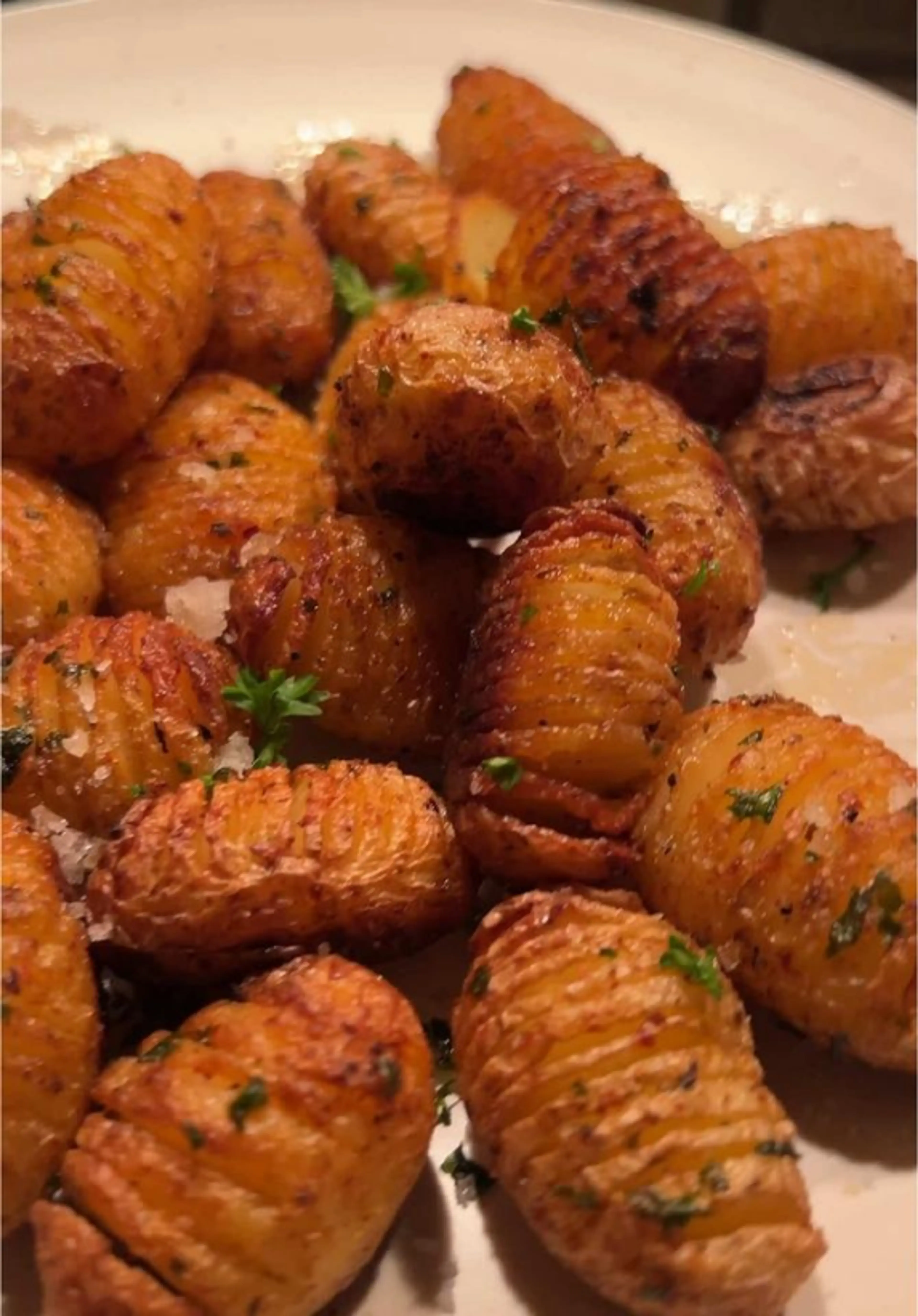 Hasselback Baby Potatoes